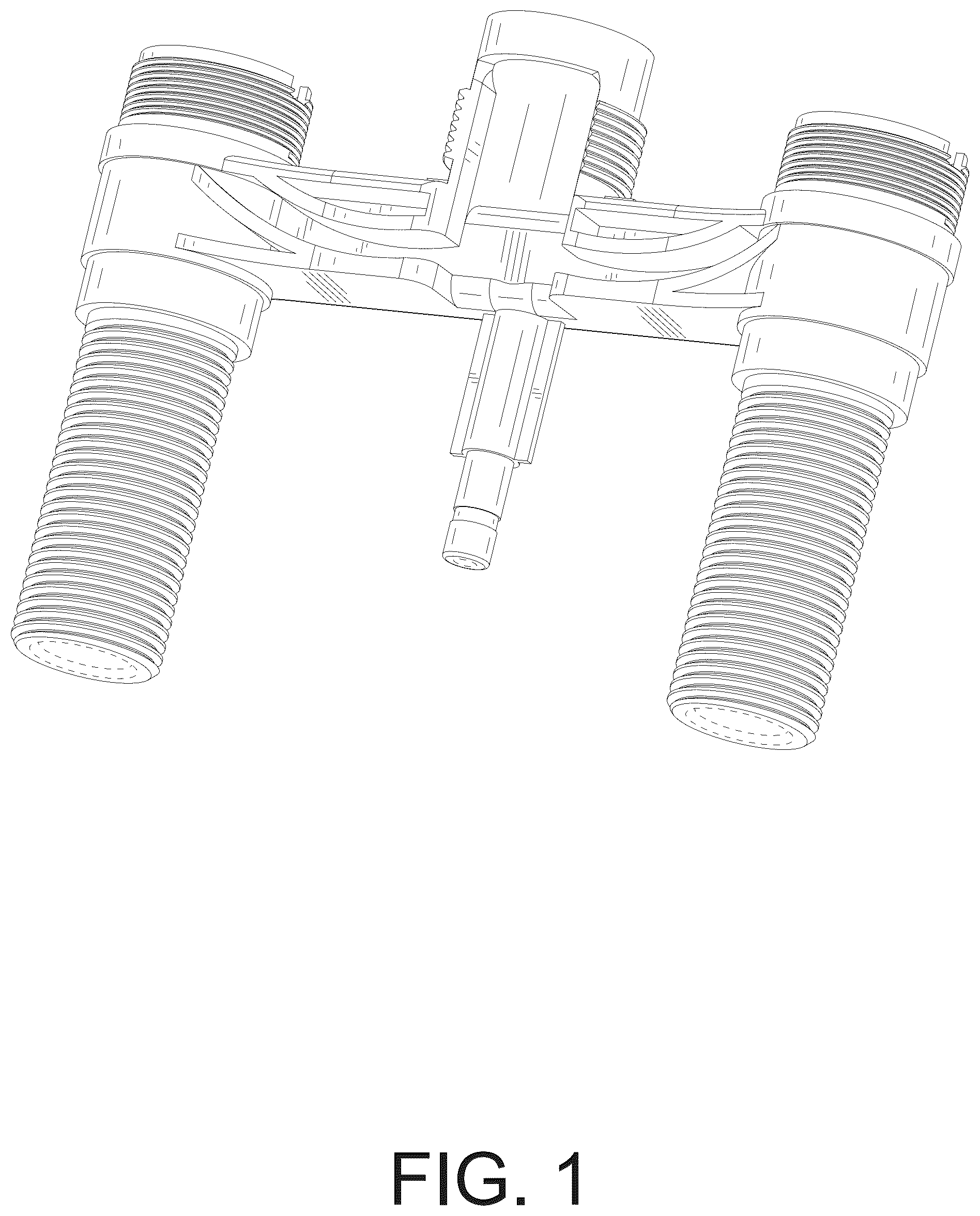 Patent USD1125464 Figure 1 – Faucet valve core