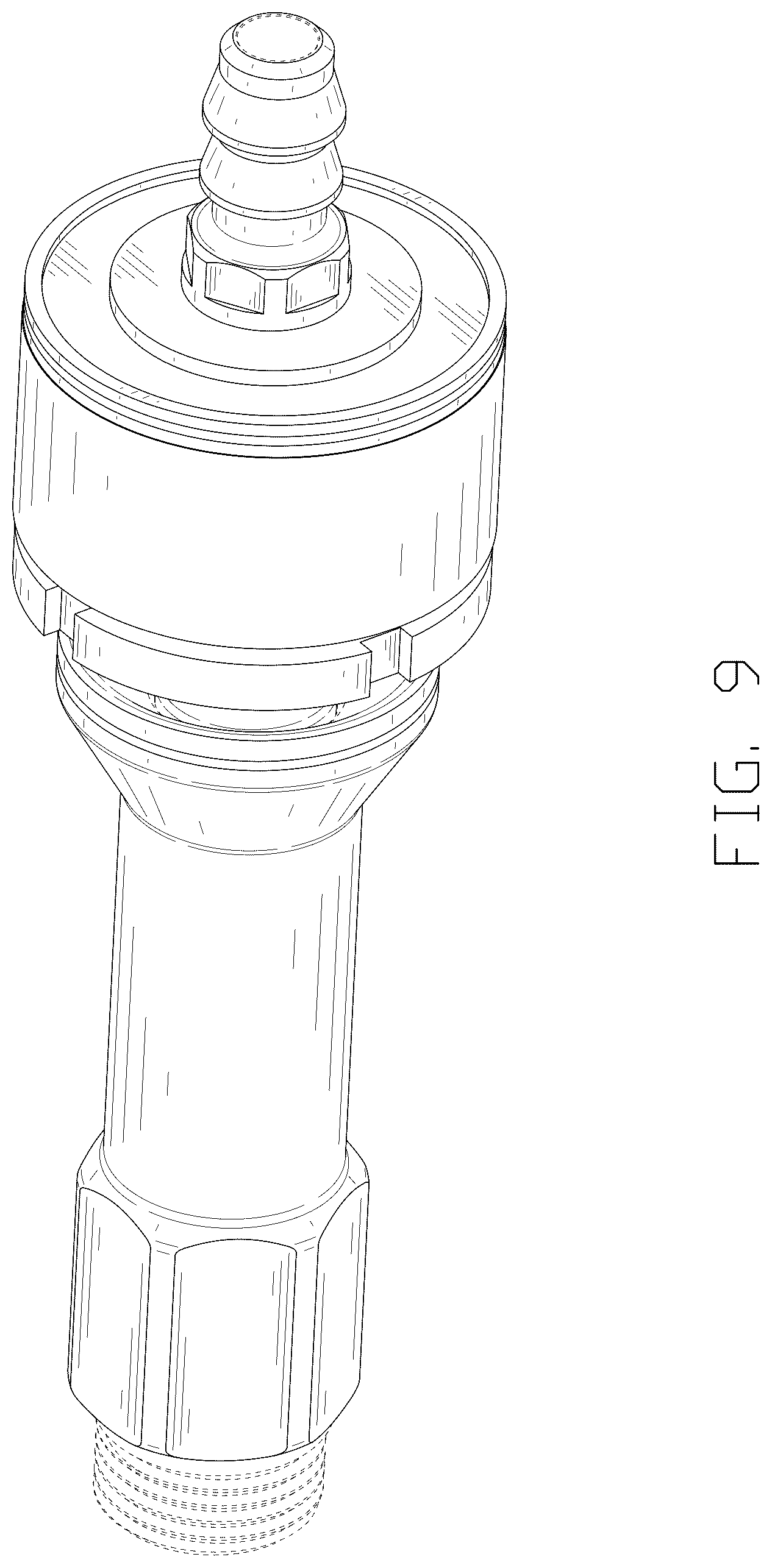 Patent USD1125465 Figure 9 – Quick connection valve