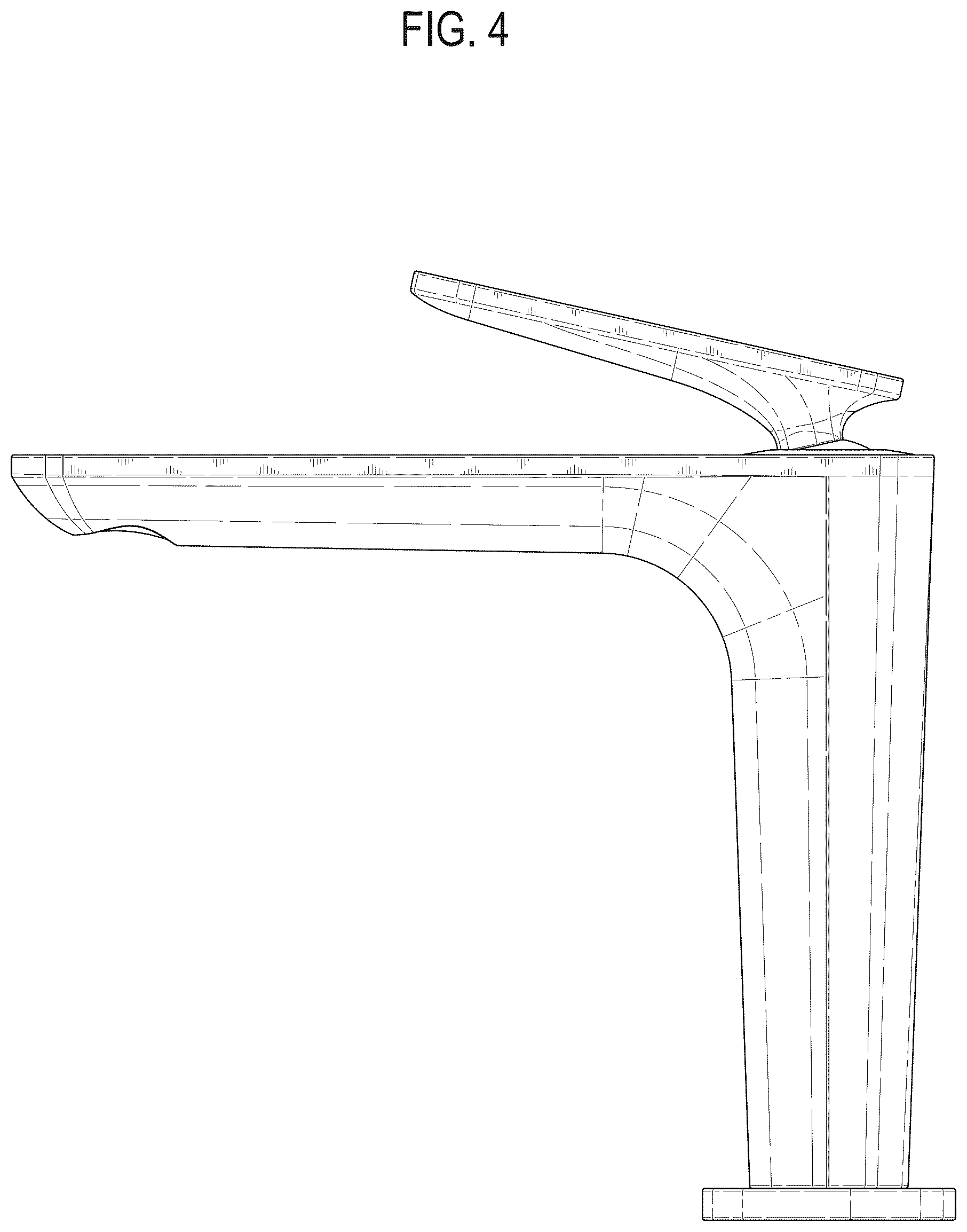 Patent USD1125467 Figure 4 – Faucet