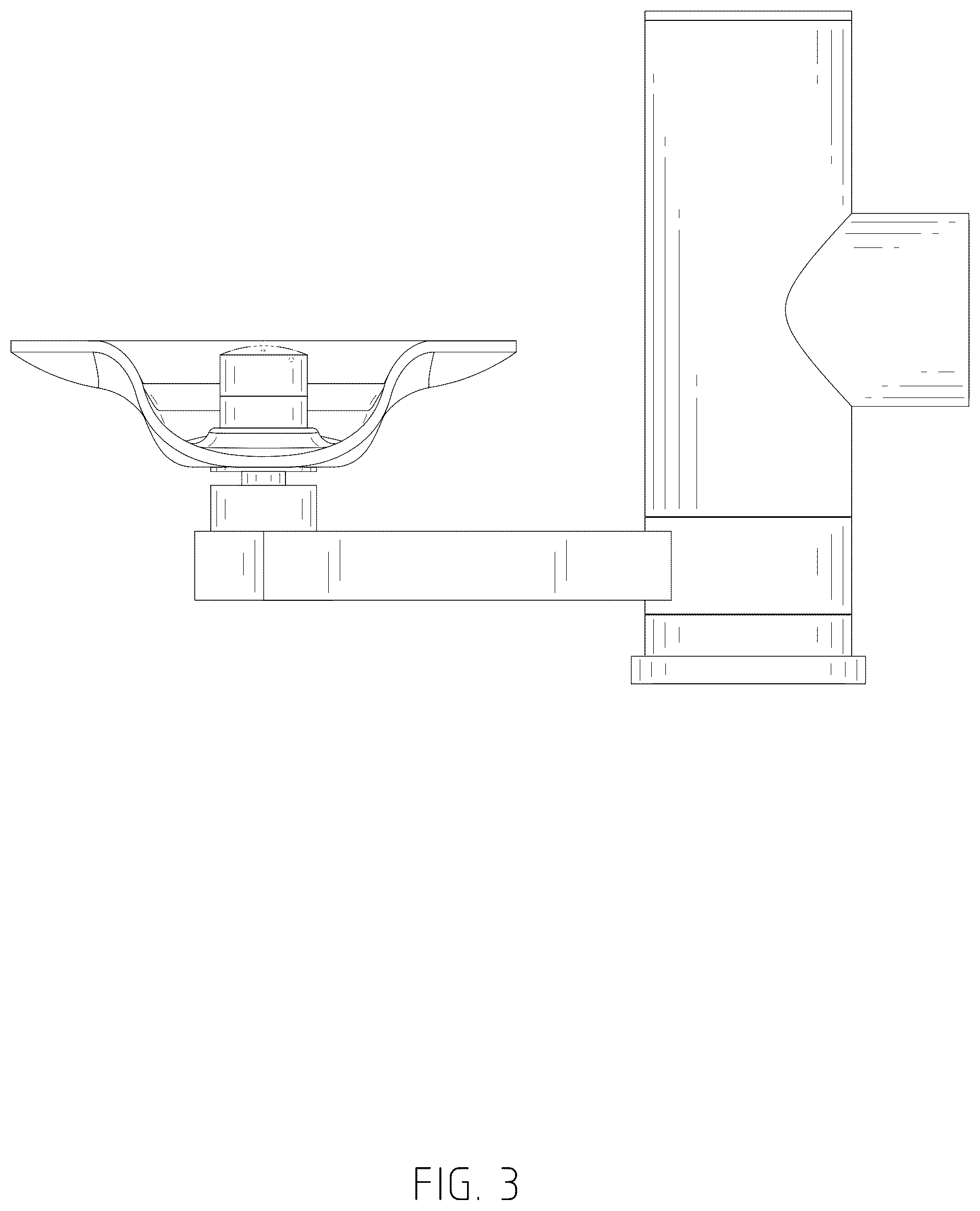 Patent USD1125468 Figure 3 – Faucet
