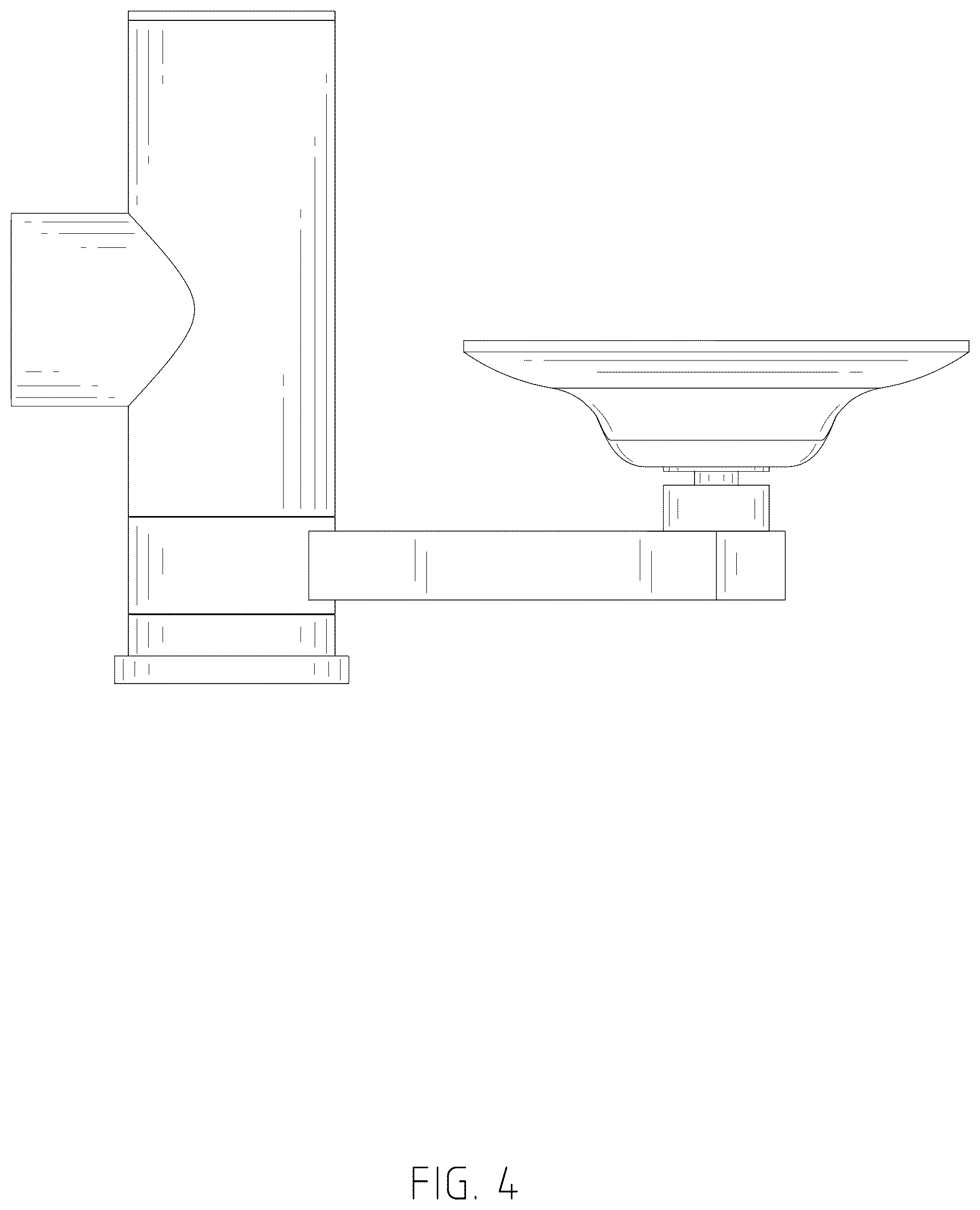 Patent USD1125468 Figure 4 – Faucet