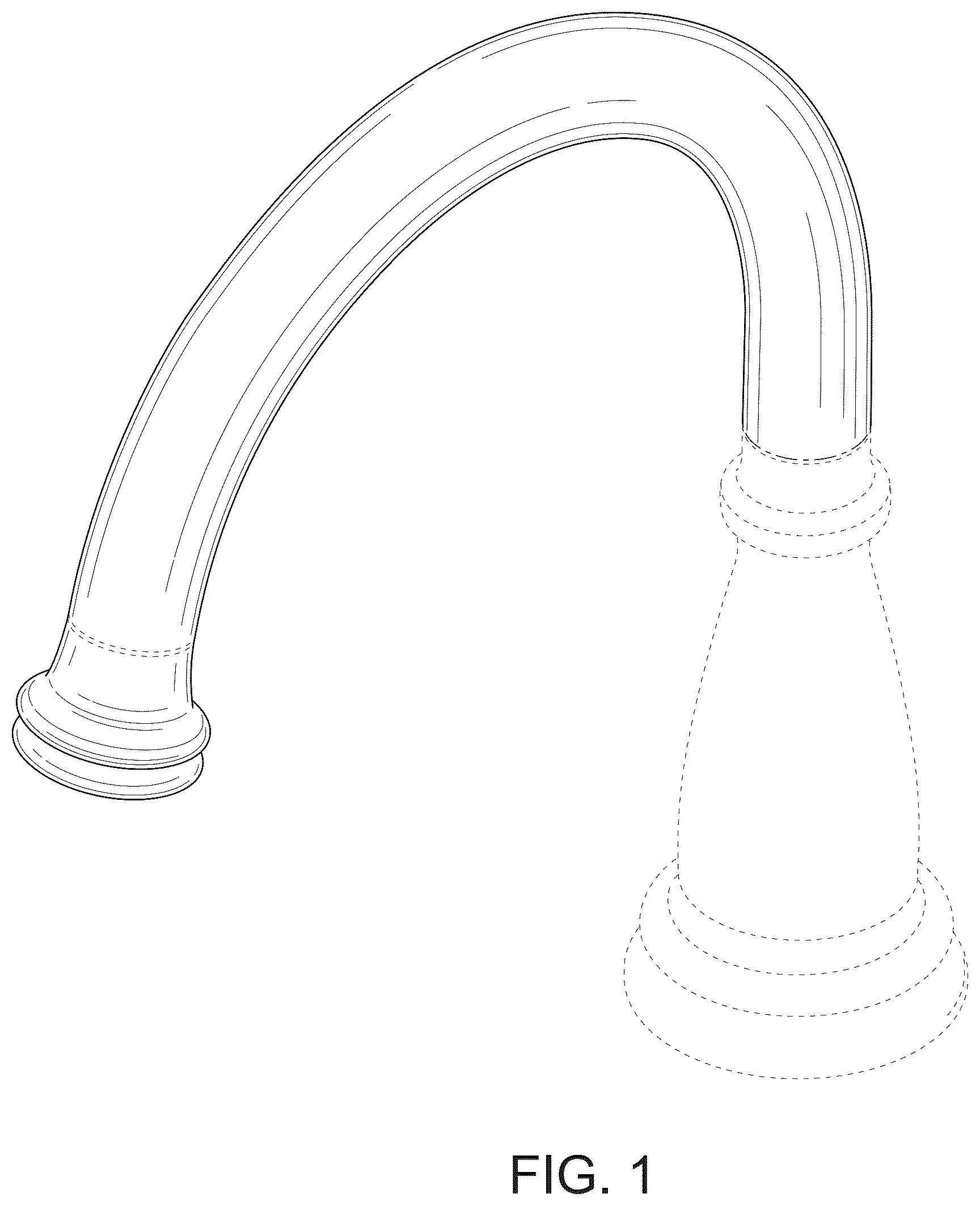 Patent USD1125469 Figure 1 – Faucet