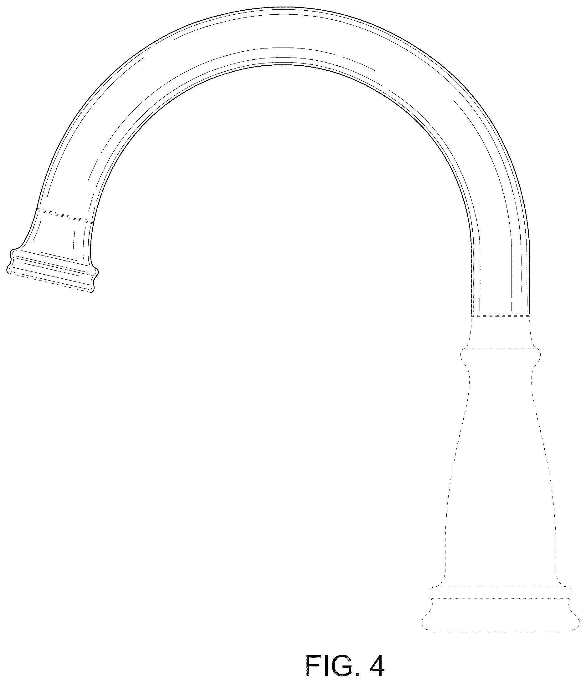 Patent USD1125469 Figure 3 – Faucet