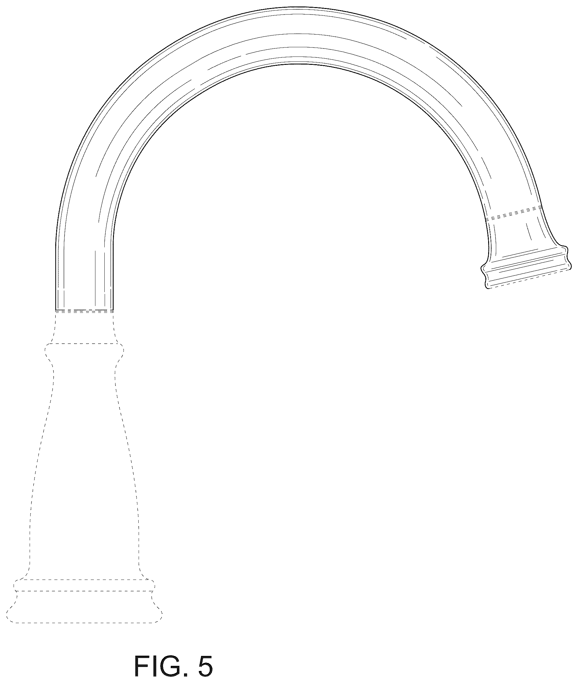 Patent USD1125469 Figure 4 – Faucet