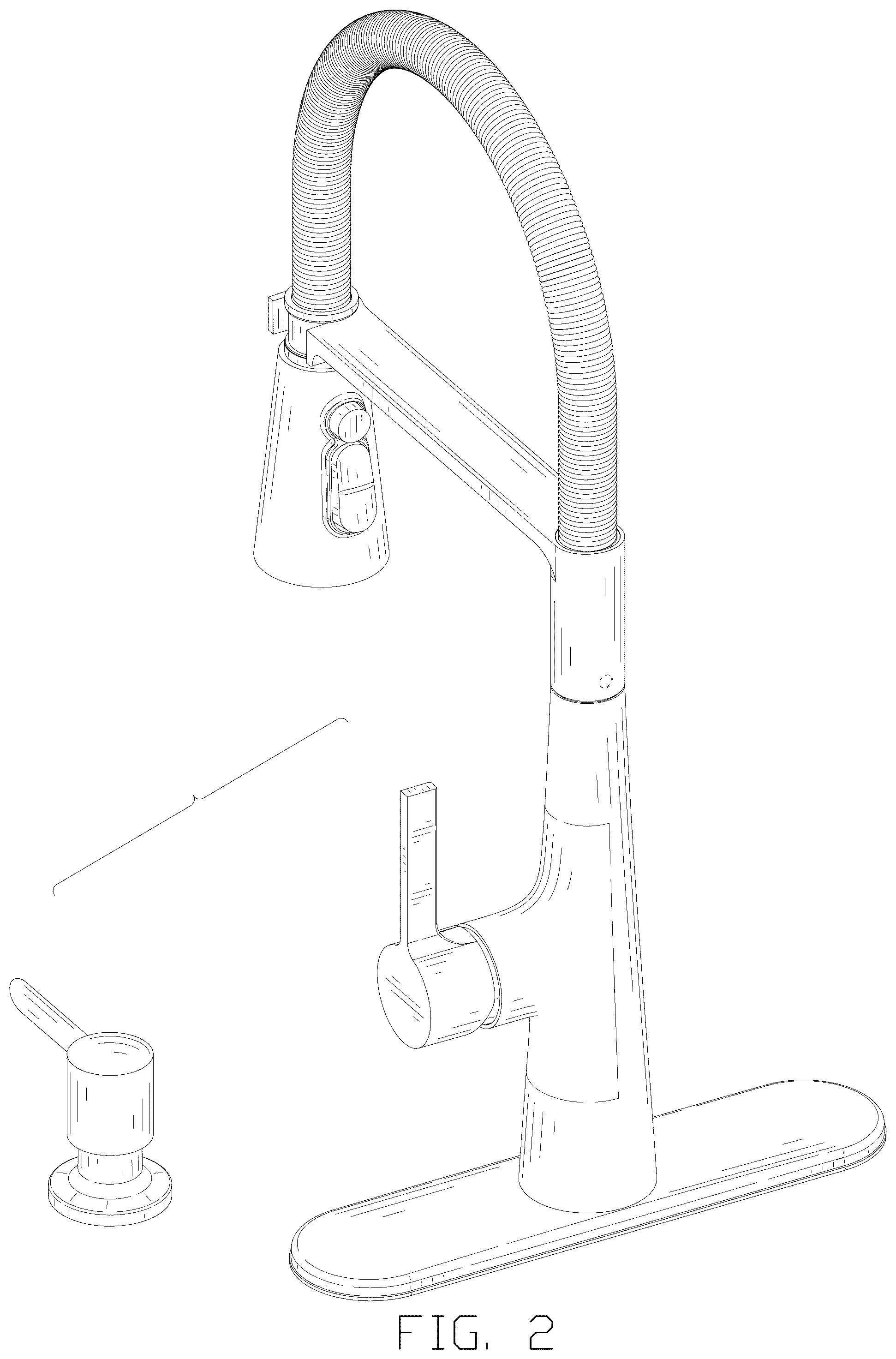 Patent USD1125470 Figure 2 – Faucet kit