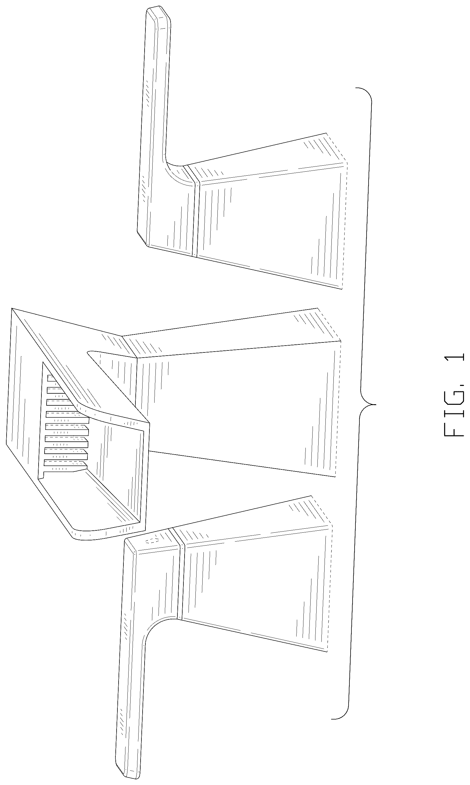 Patent USD1125471 Figure 1 – Faucet