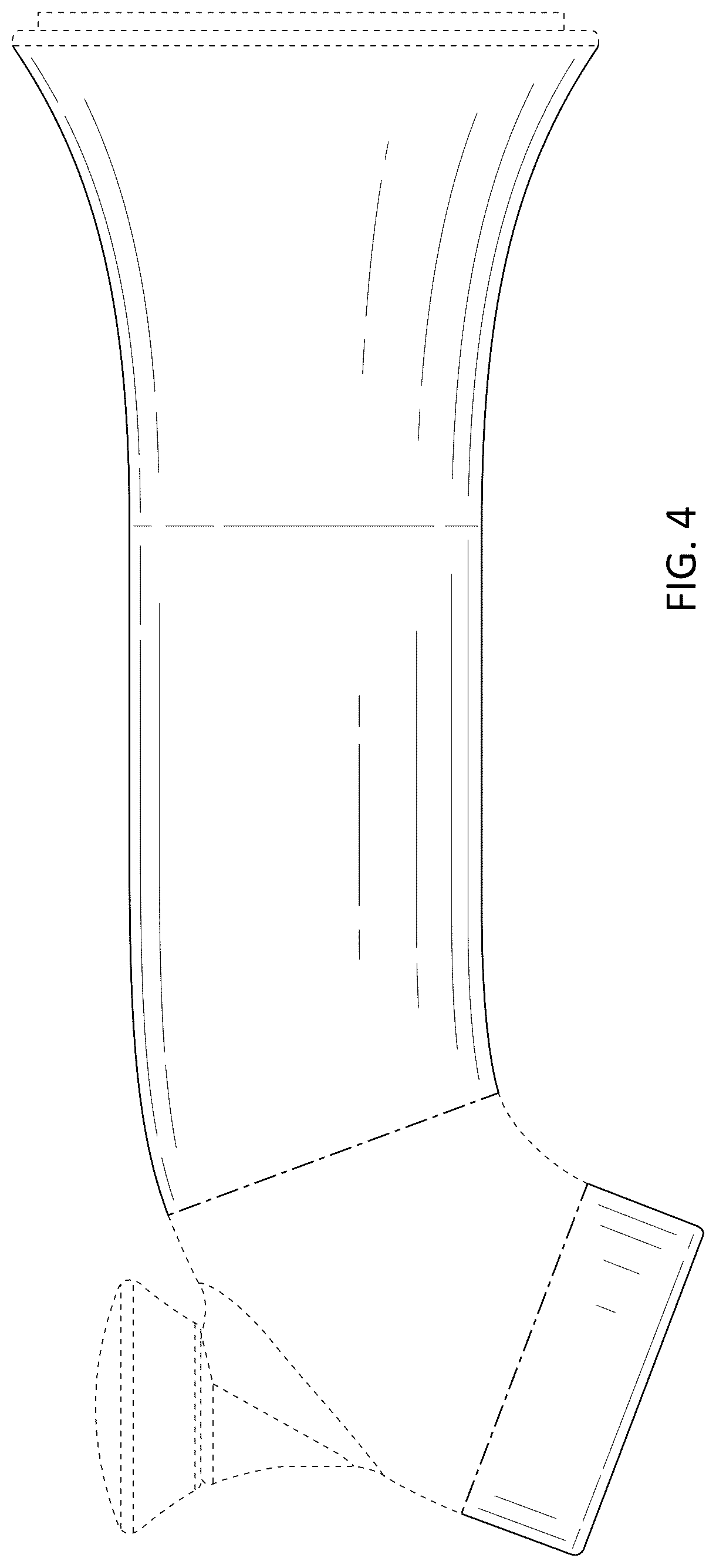 Patent USD1125474 Figure 3 – Bath spout
