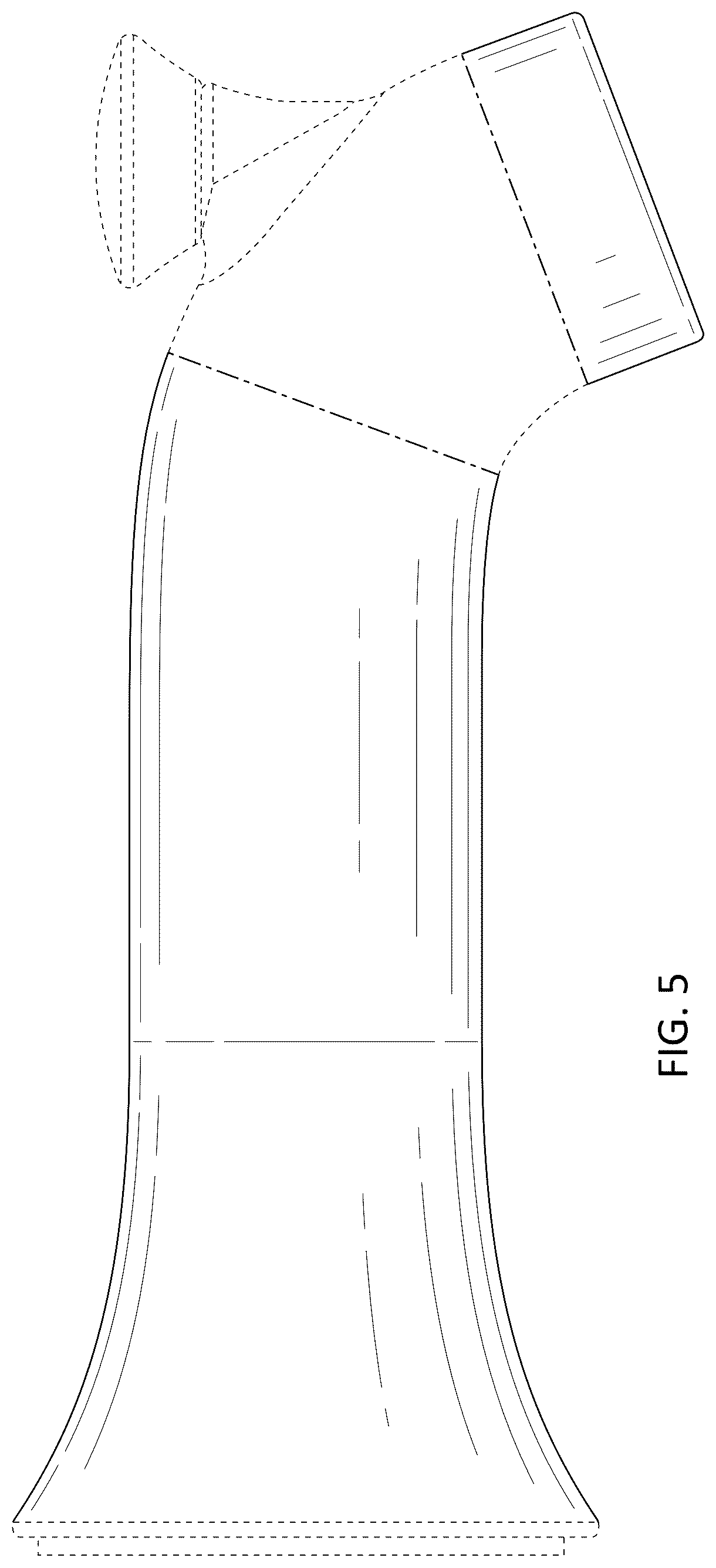 Patent USD1125474 Figure 4 – Bath spout