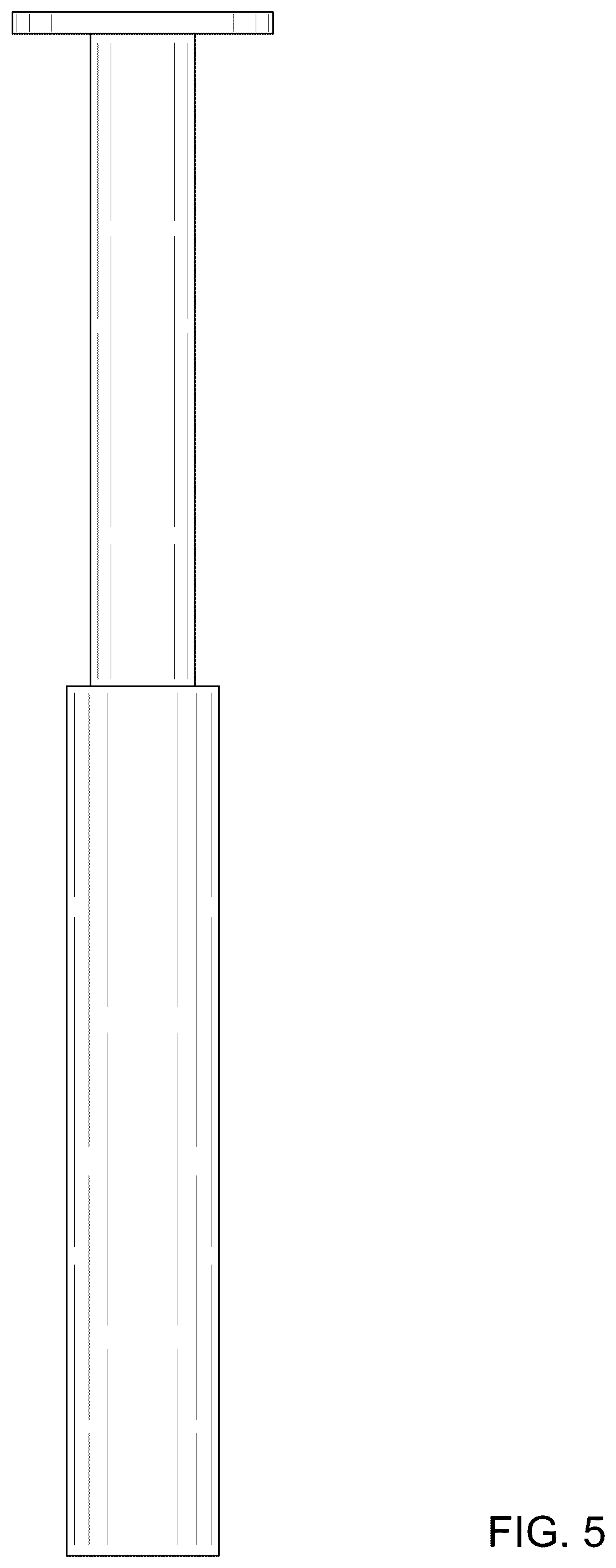 Patent USD1125475 Figure 5 – Shower faucet