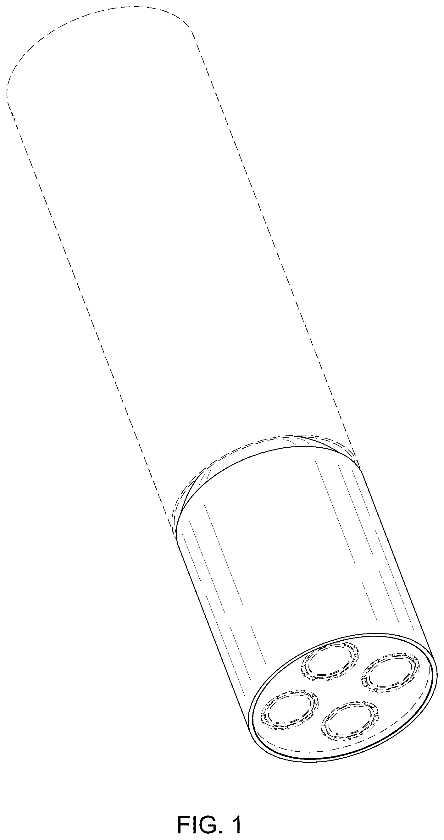 Patent USD1125476 Figure 1 – Shower faucet