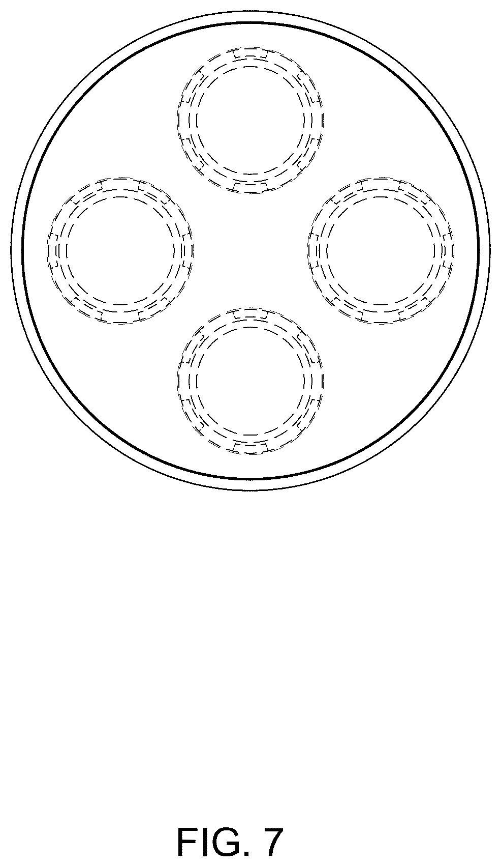 Patent USD1125476 Figure 7 – Shower faucet