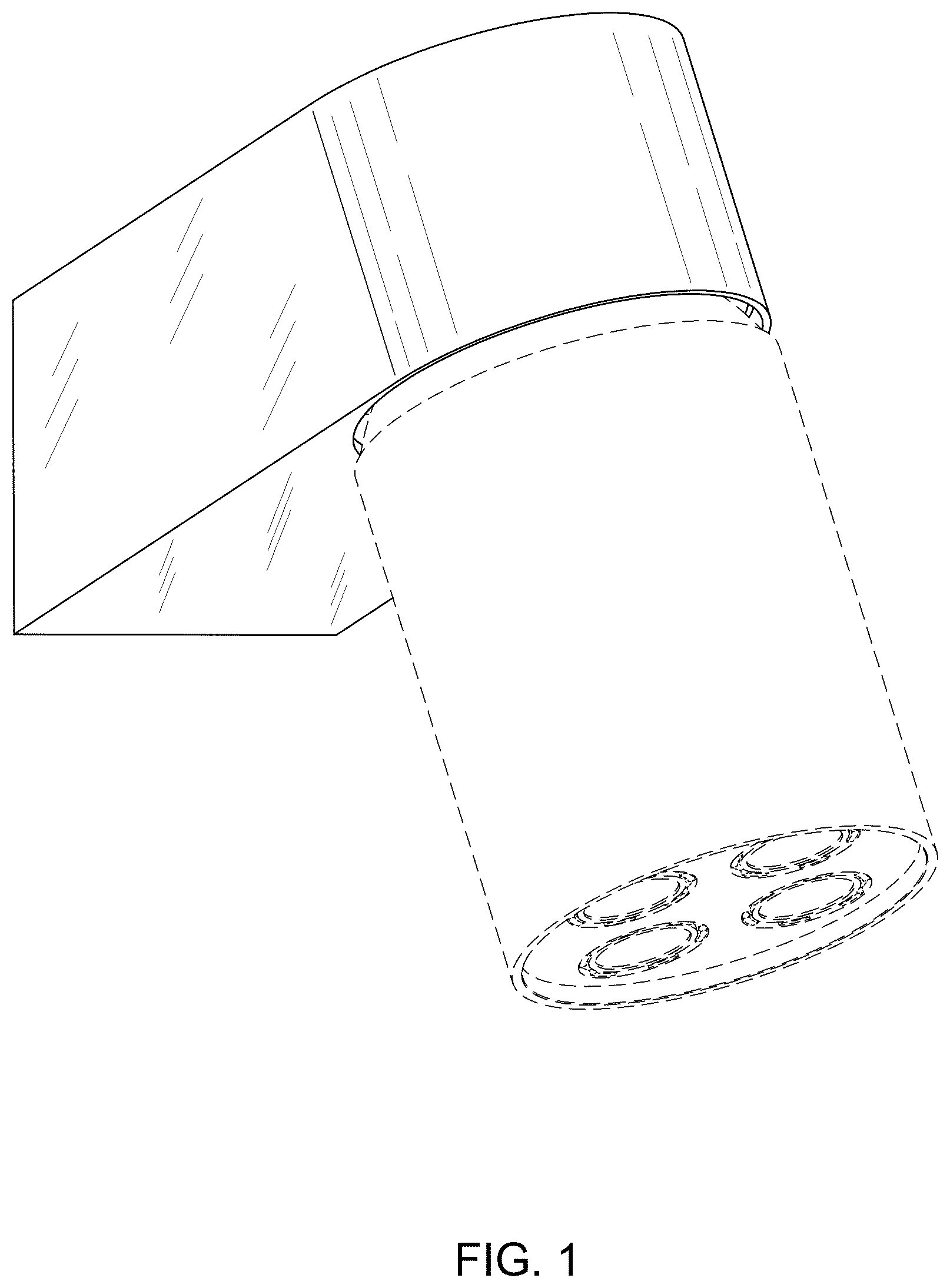 Patent USD1125477 Figure 1 – Shower faucet