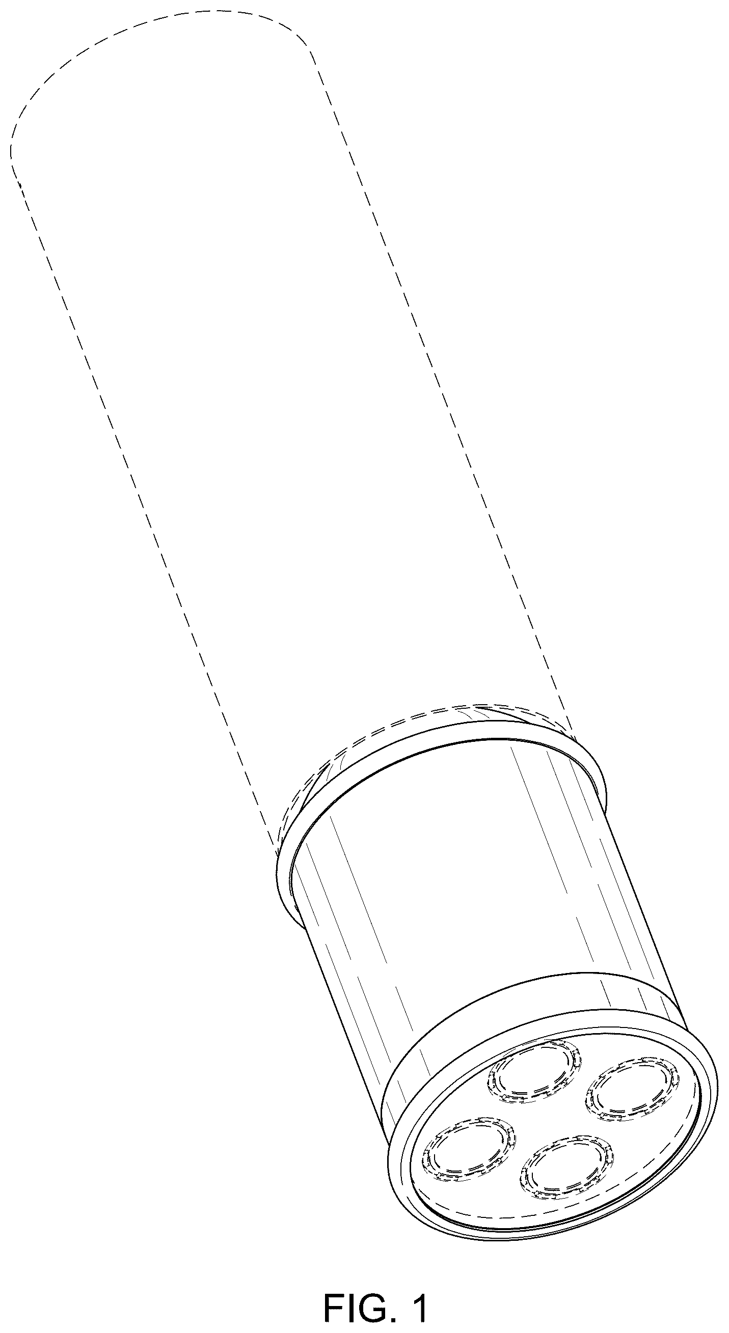 Patent USD1125478 Figure 1 – Shower faucet