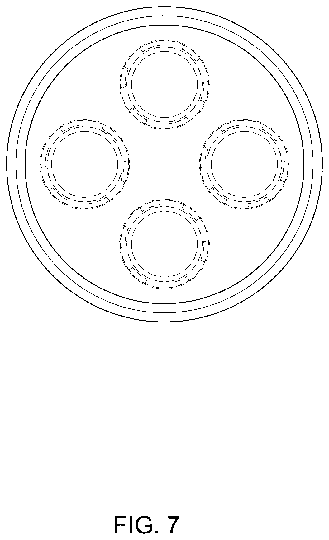 Patent USD1125478 Figure 7 – Shower faucet