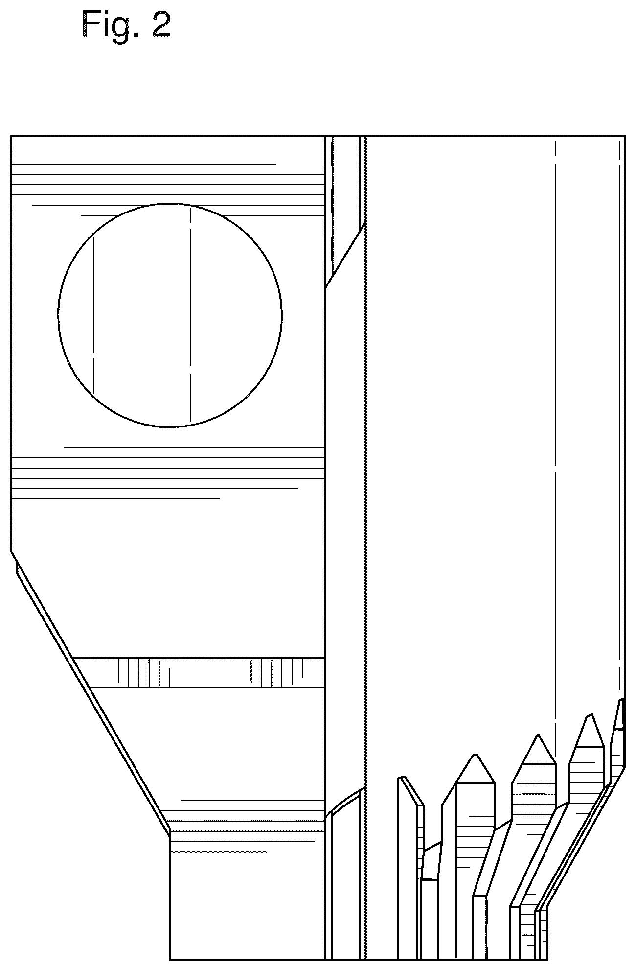 Patent USD1125479 Figure 2 – Helical drain