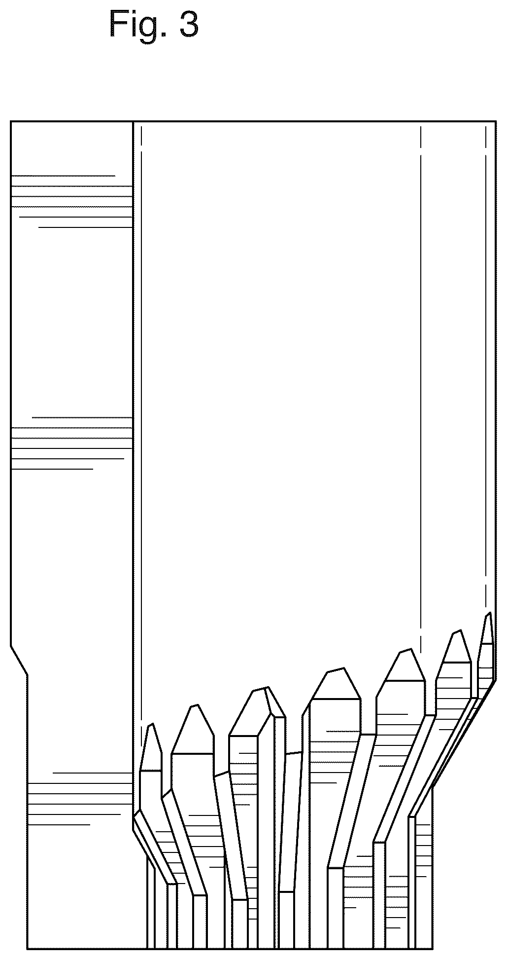 Patent USD1125479 Figure 3 – Helical drain