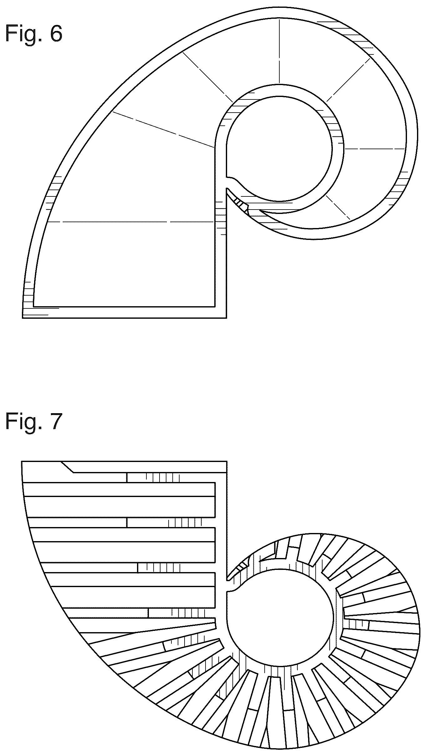 Patent USD1125479 Figure 6 – Helical drain