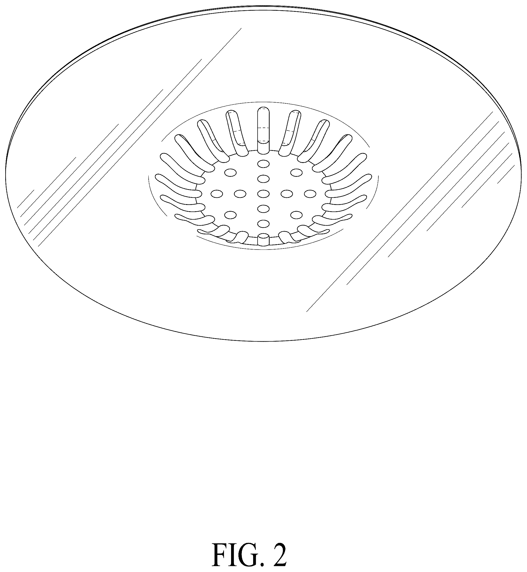 Patent USD1125480 Figure 2 – Bathtub stopper
