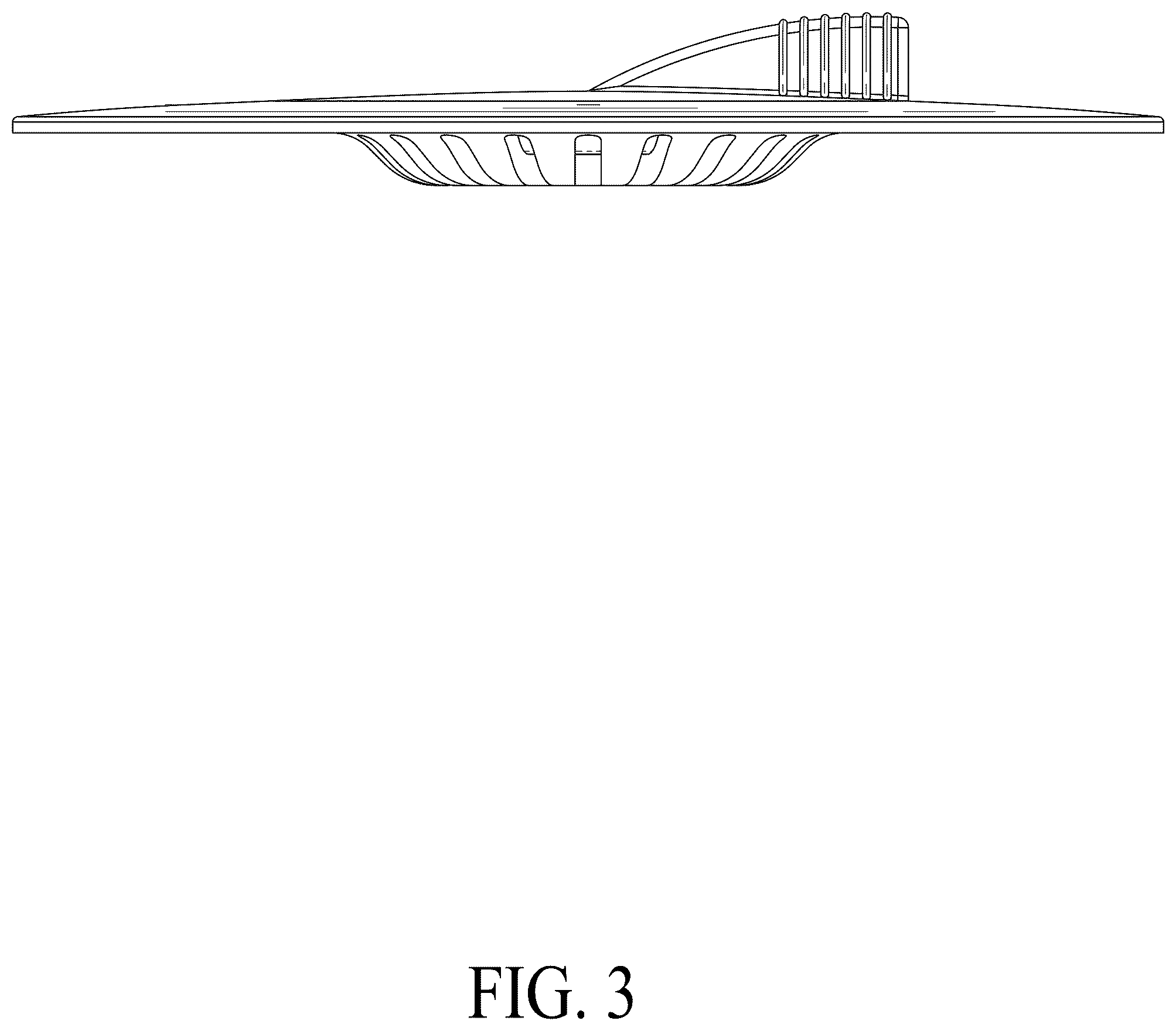 Patent USD1125480 Figure 3 – Bathtub stopper