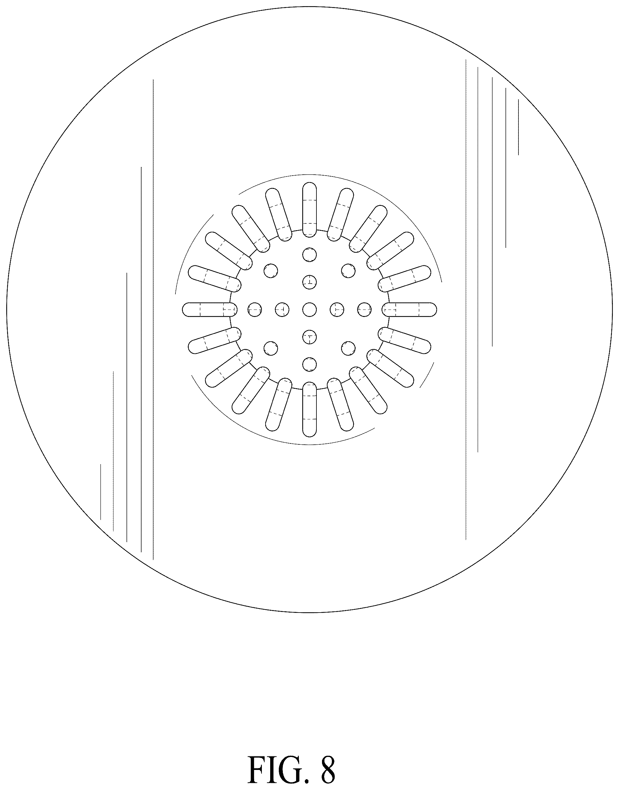 Patent USD1125480 Figure 8 – Bathtub stopper