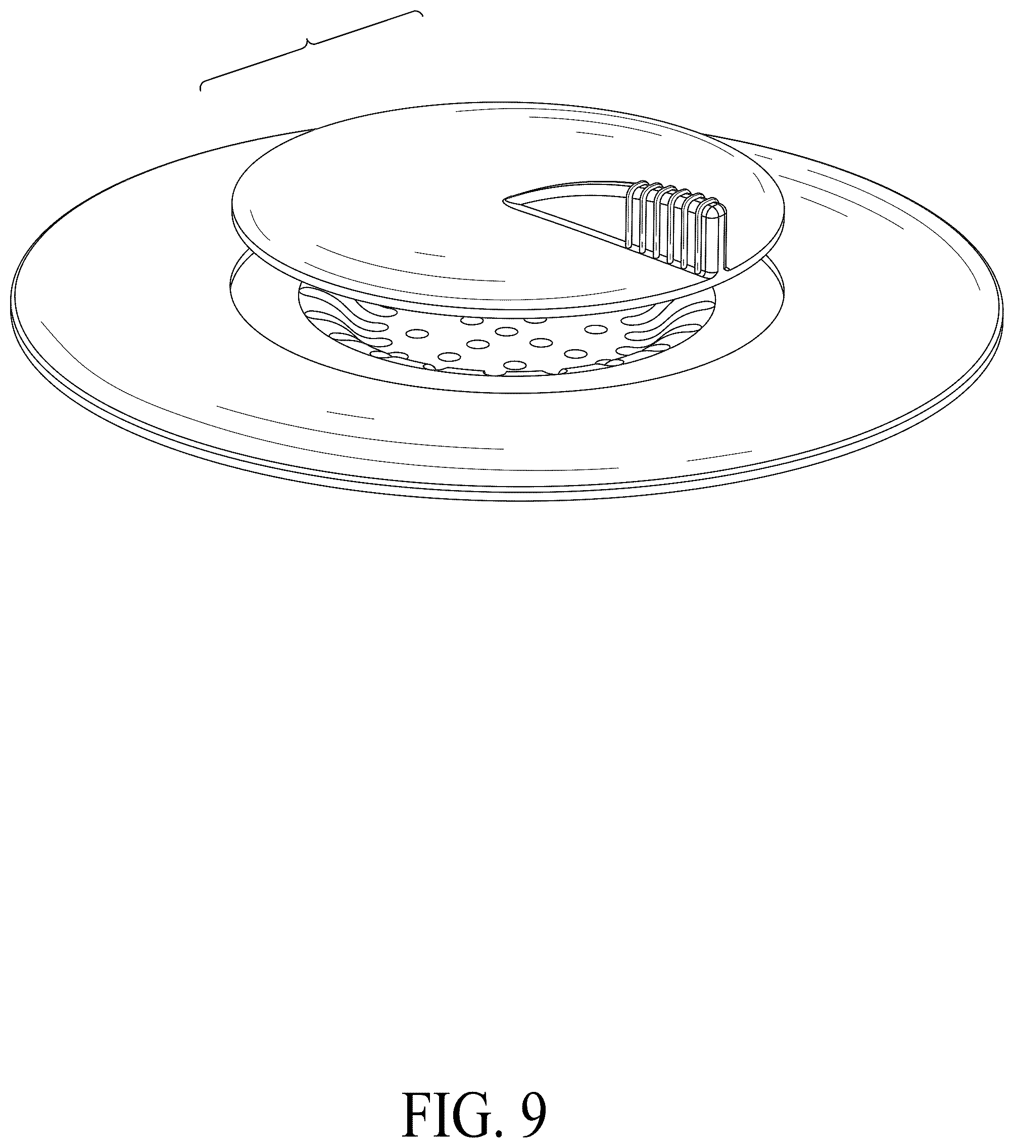 Patent USD1125480 Figure 9 – Bathtub stopper