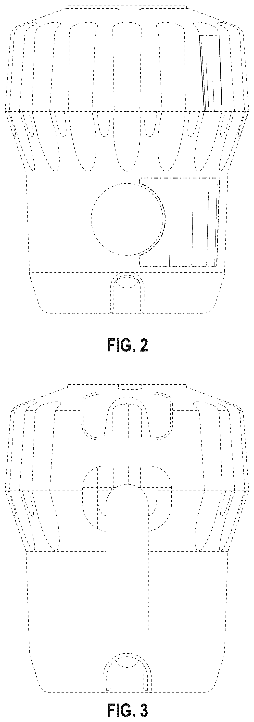 Patent USD1125481 Figure 2 – Garbage disposal shell