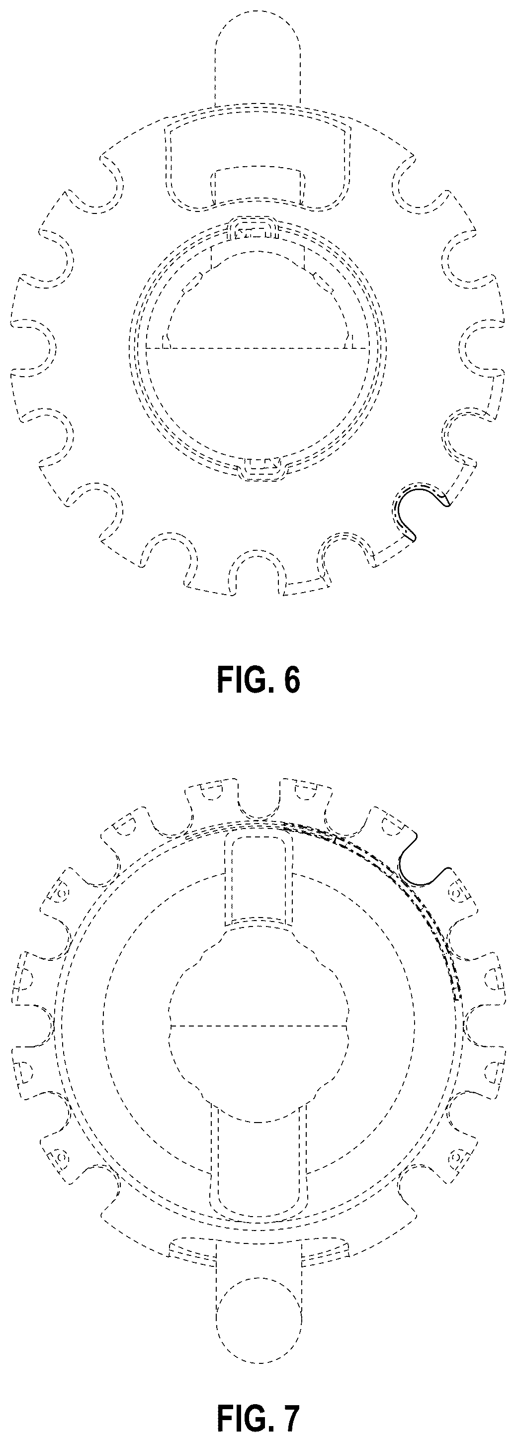Patent USD1125481 Figure 4 – Garbage disposal shell