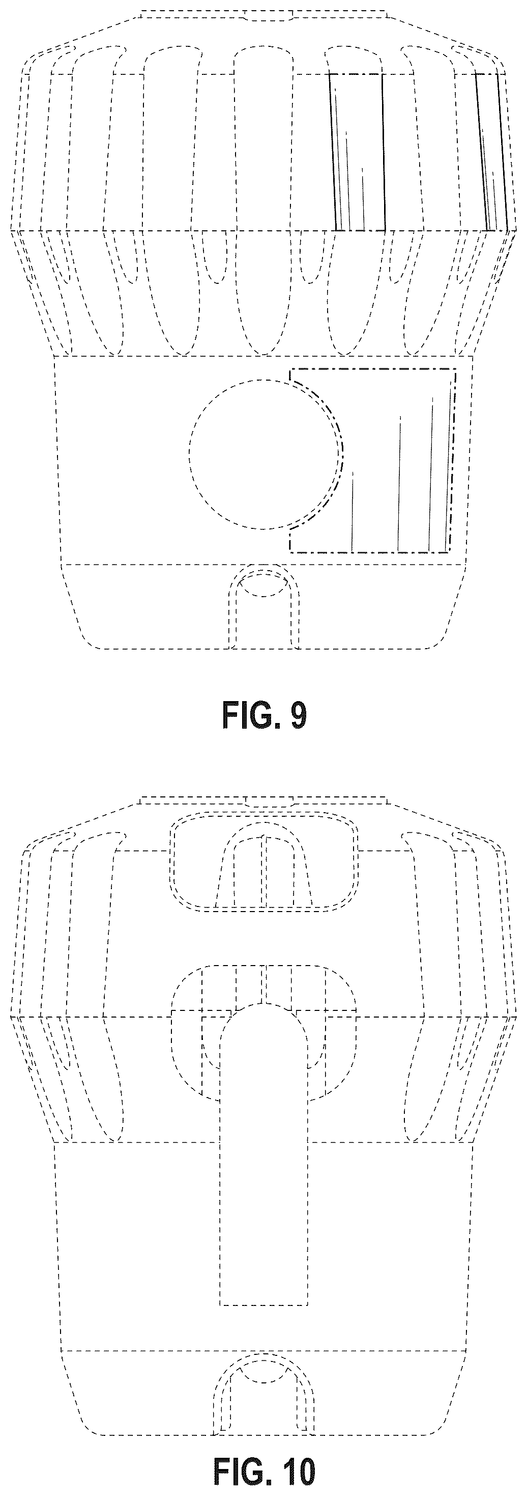 Patent USD1125481 Figure 6 – Garbage disposal shell