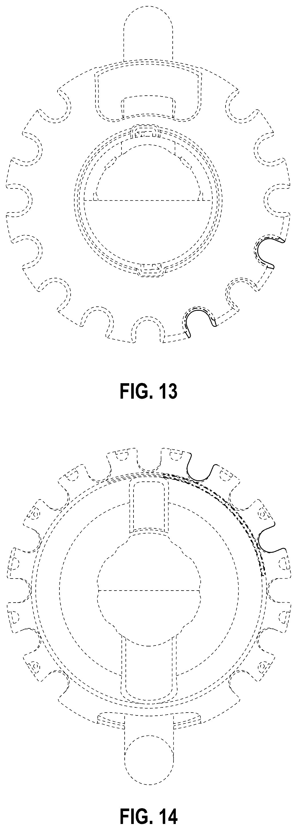 Patent USD1125481 Figure 8 – Garbage disposal shell