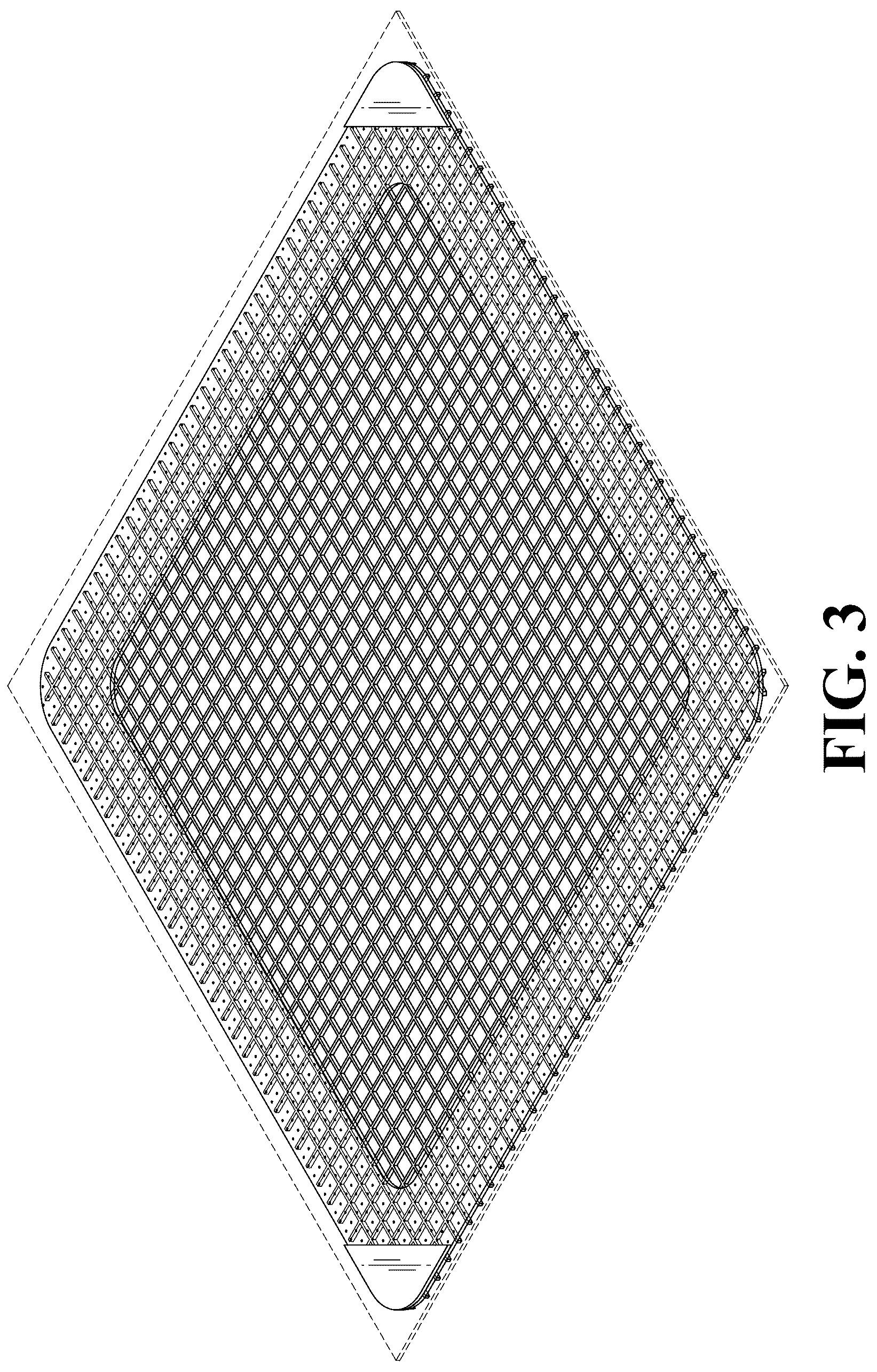 Patent USD1125482 Figure 3 – Shower drain mesh strainer sticker
