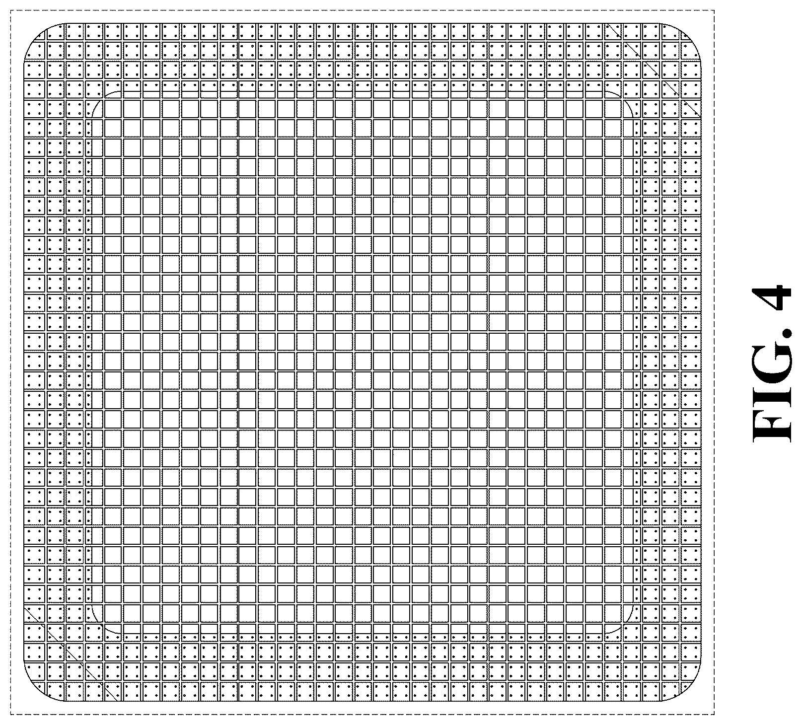 Patent USD1125482 Figure 4 – Shower drain mesh strainer sticker