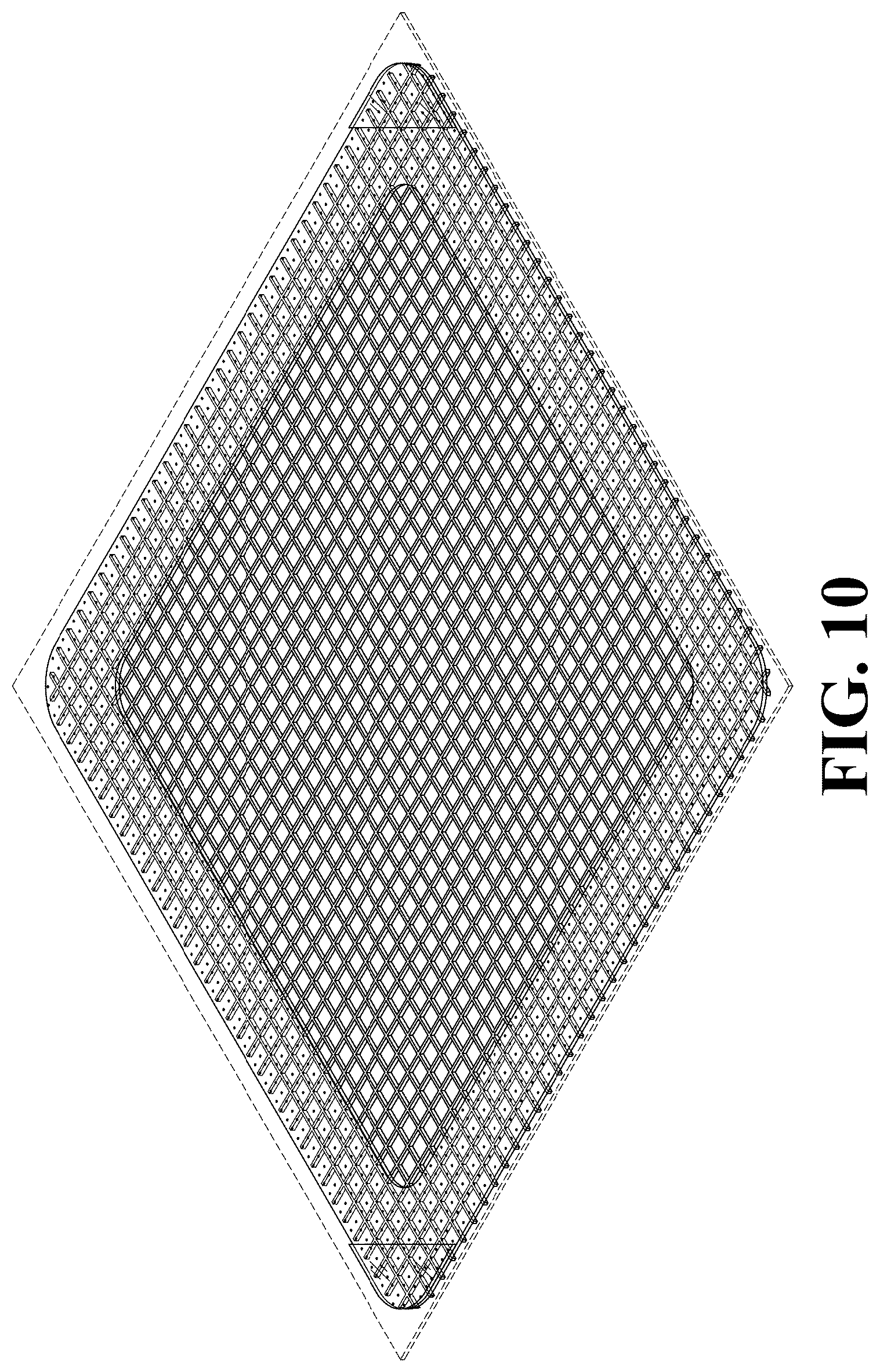 Patent USD1125482 Figure 10 – Shower drain mesh strainer sticker
