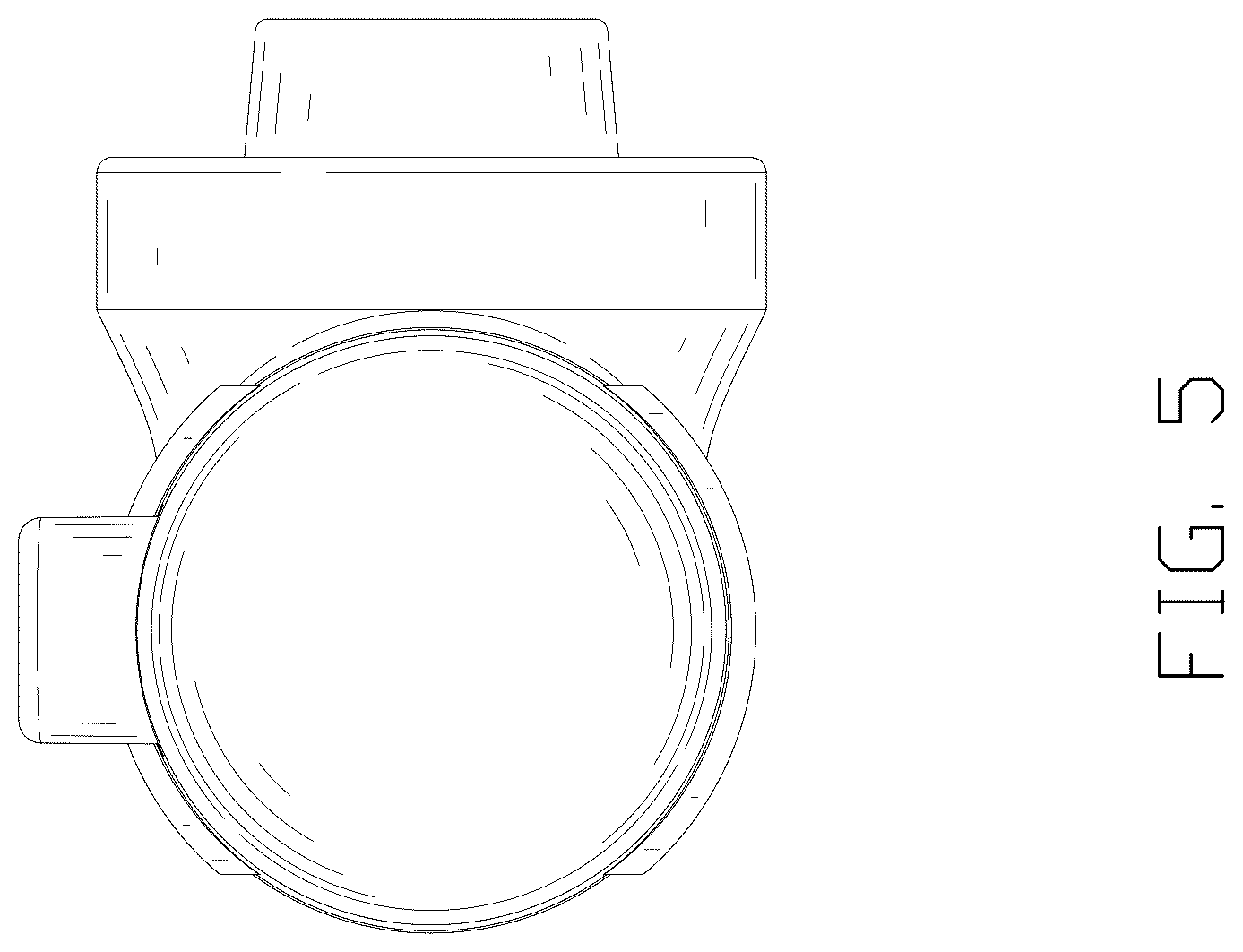 Patent USD1125485 Figure 5 – Shower head holder