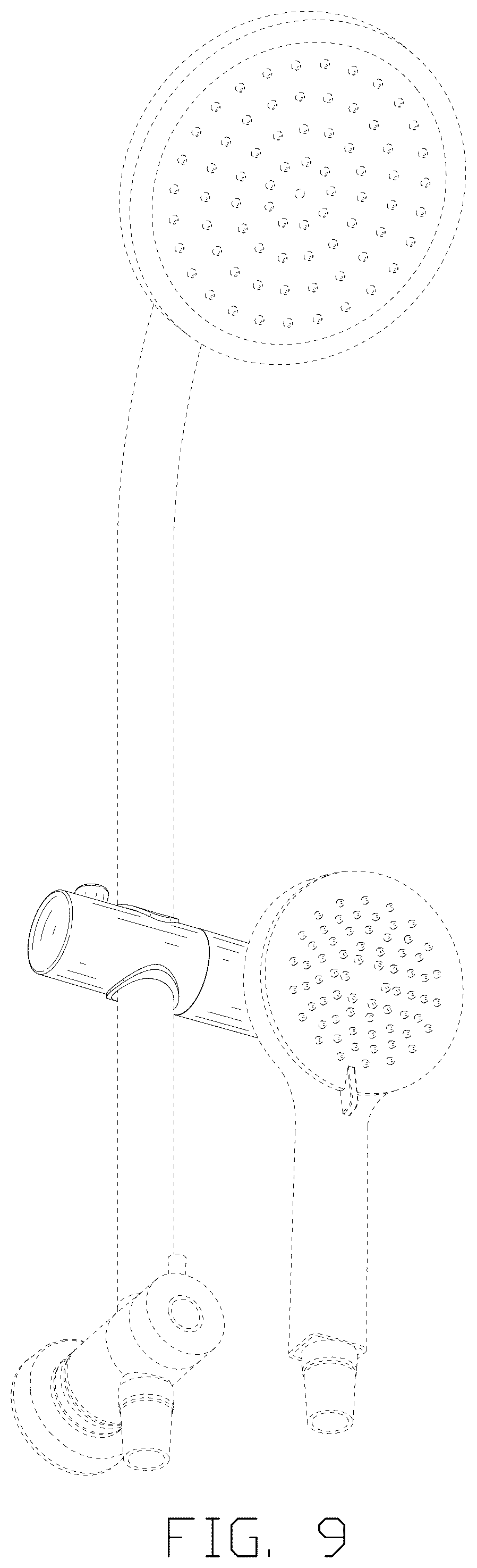 Patent USD1125485 Figure 9 – Shower head holder