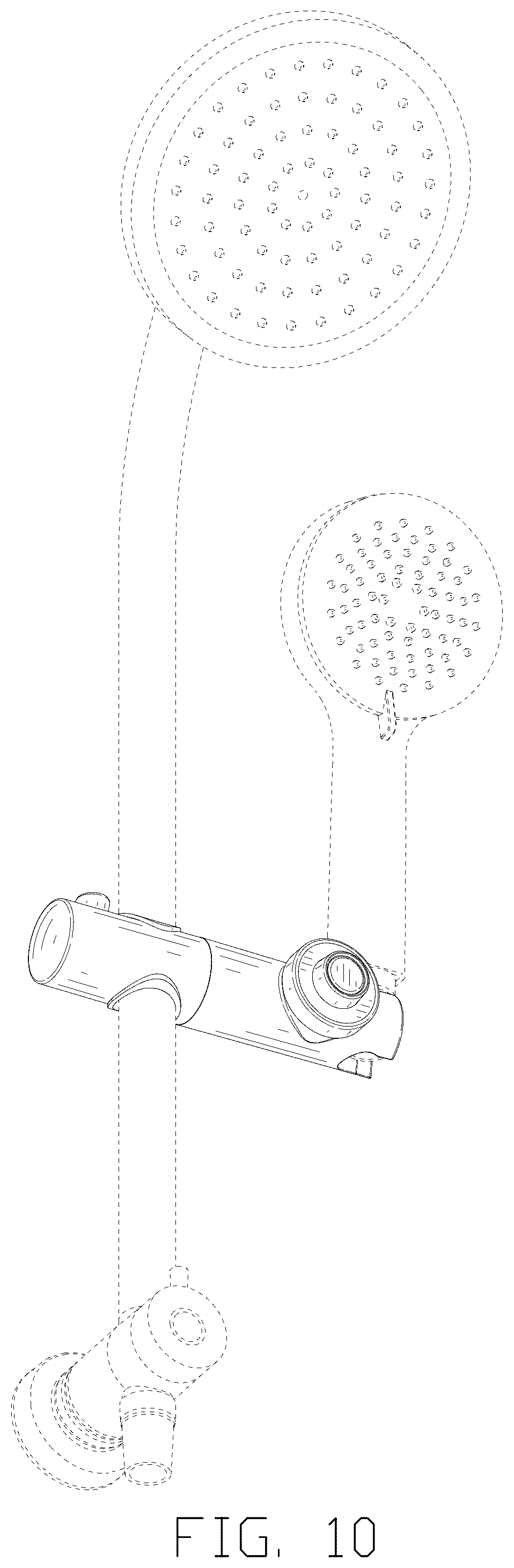 Patent USD1125485 Figure 10 – Shower head holder