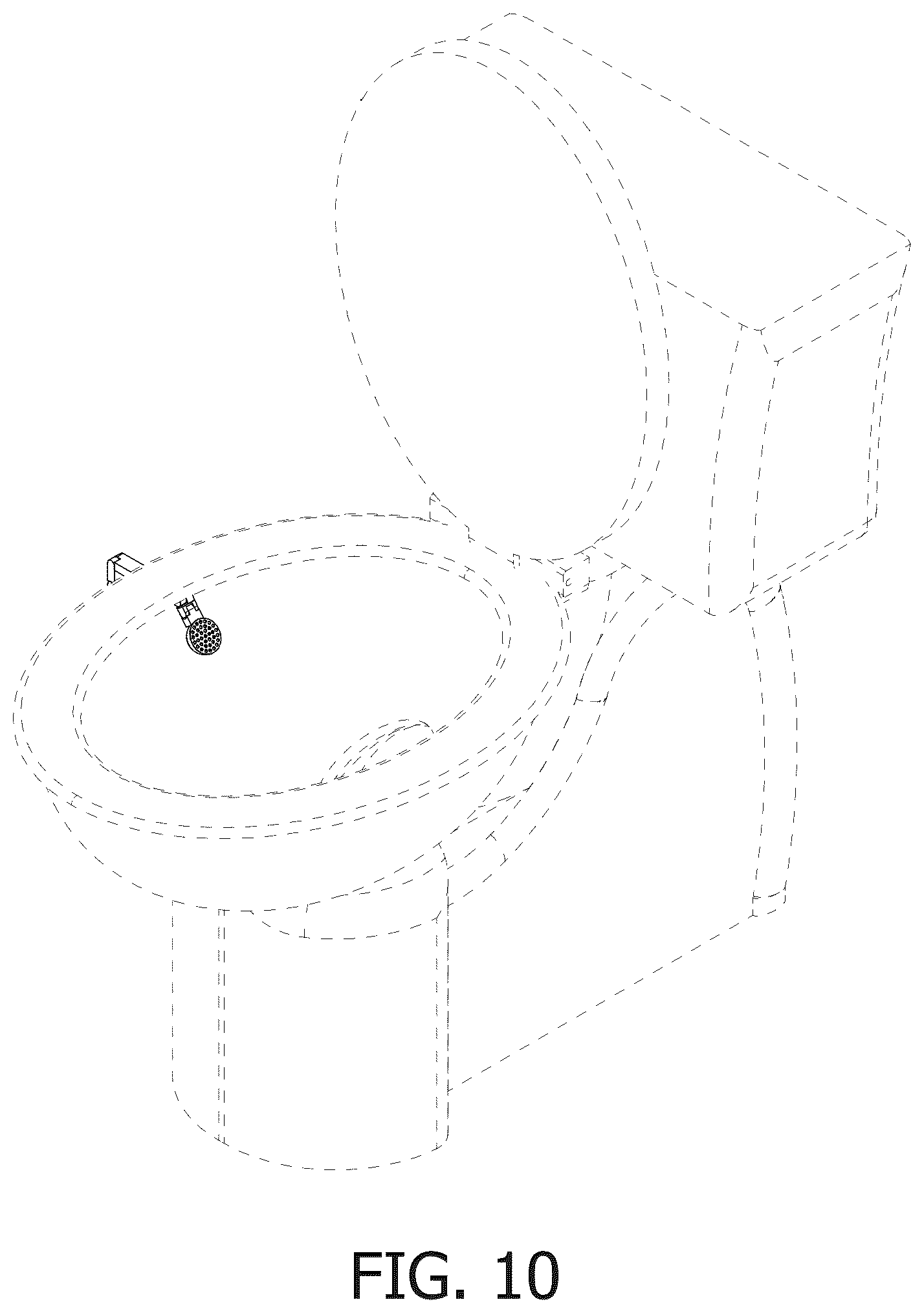 Patent USD1125488 Figure 8 – Toilet odor filter