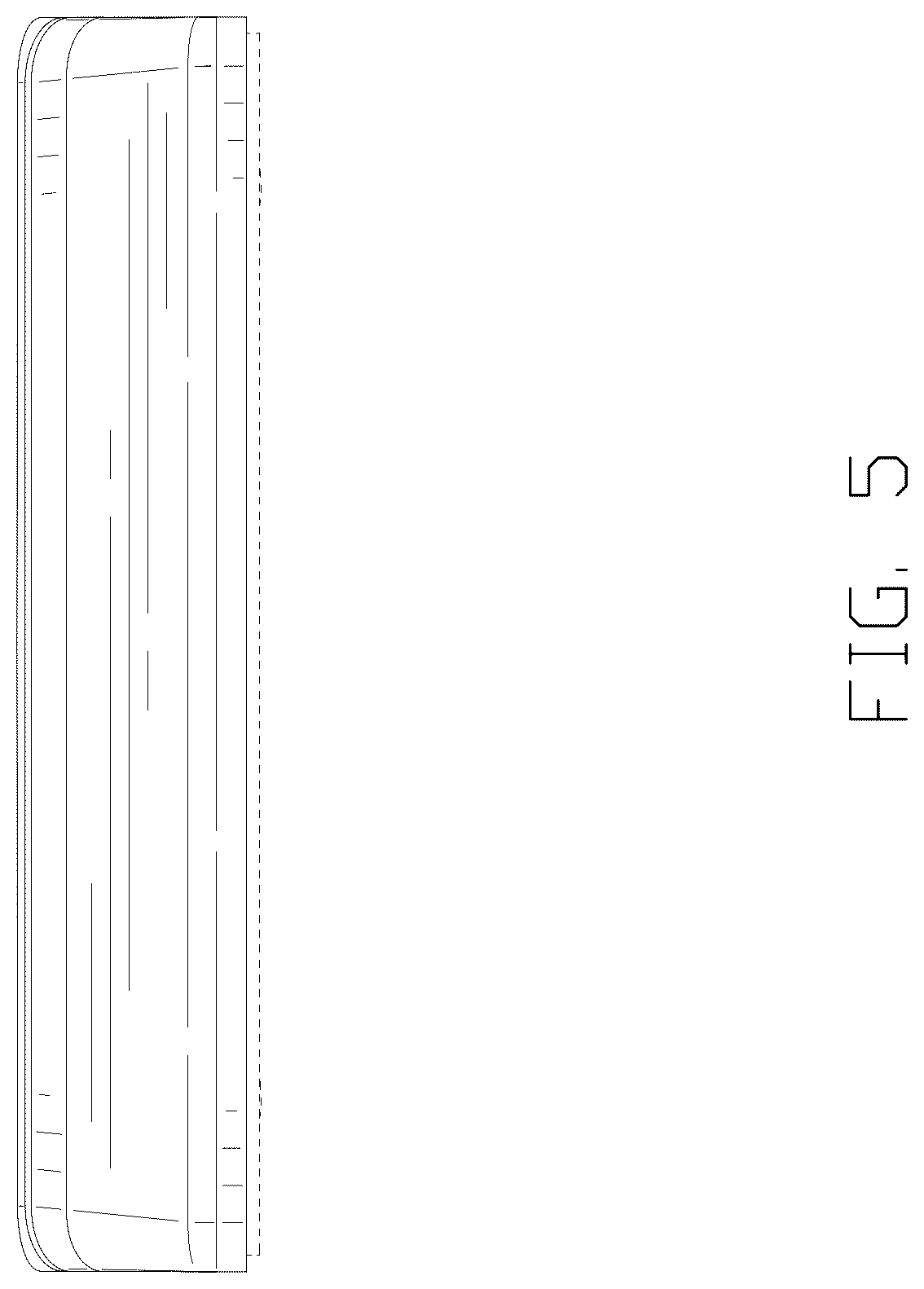 Patent USD1125489 Figure 5 – Toilet seat