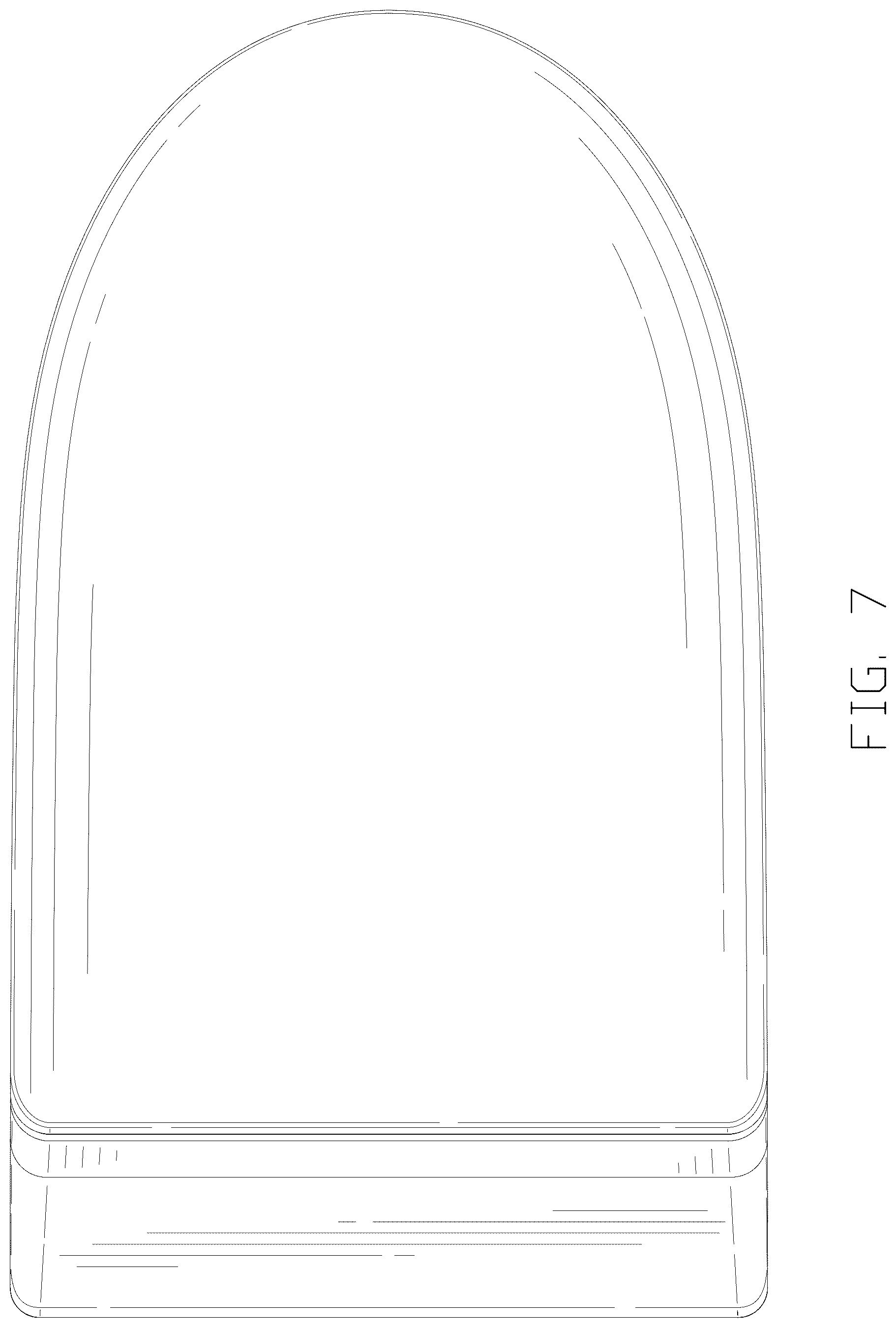 Patent USD1125489 Figure 7 – Toilet seat