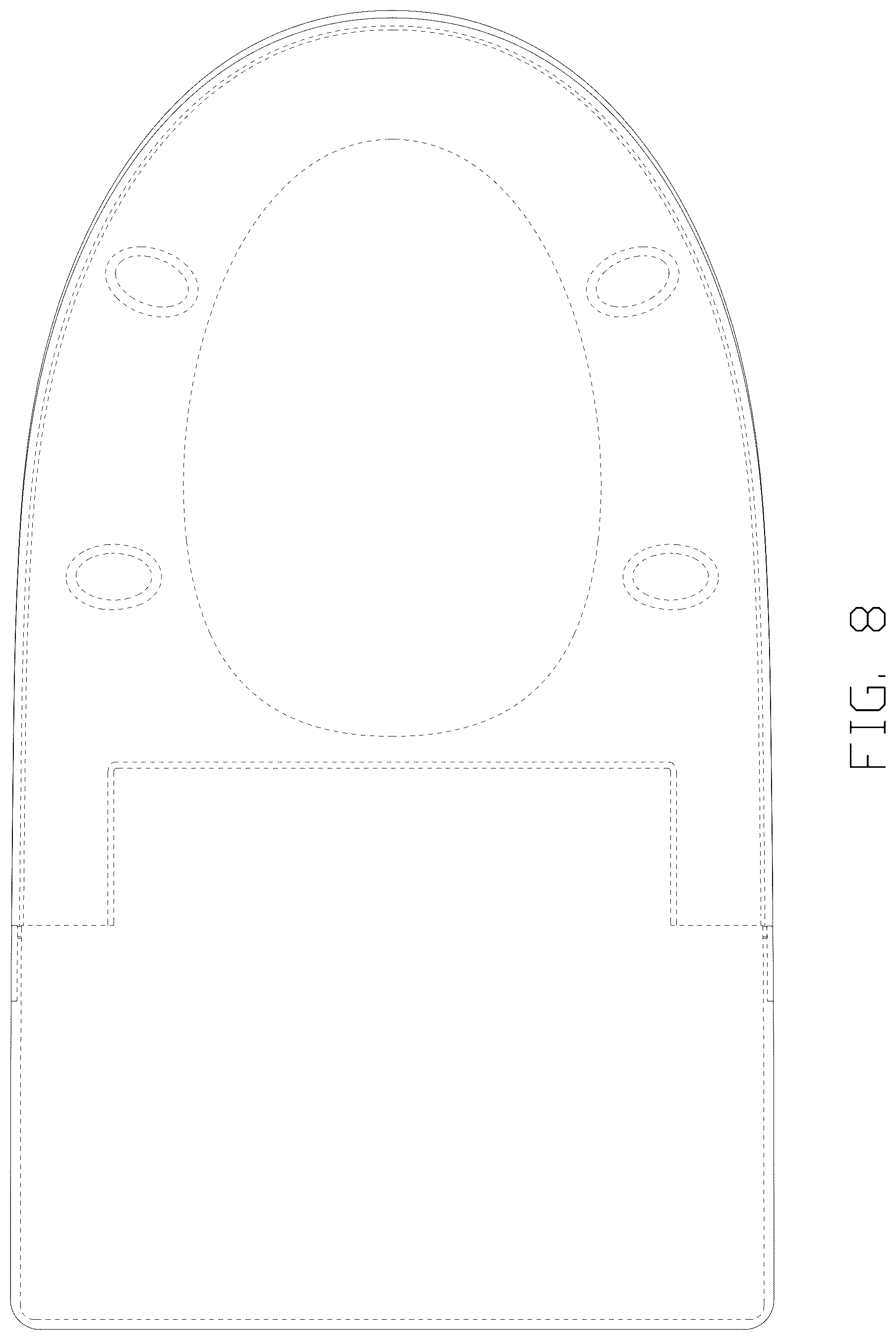 Patent USD1125489 Figure 8 – Toilet seat