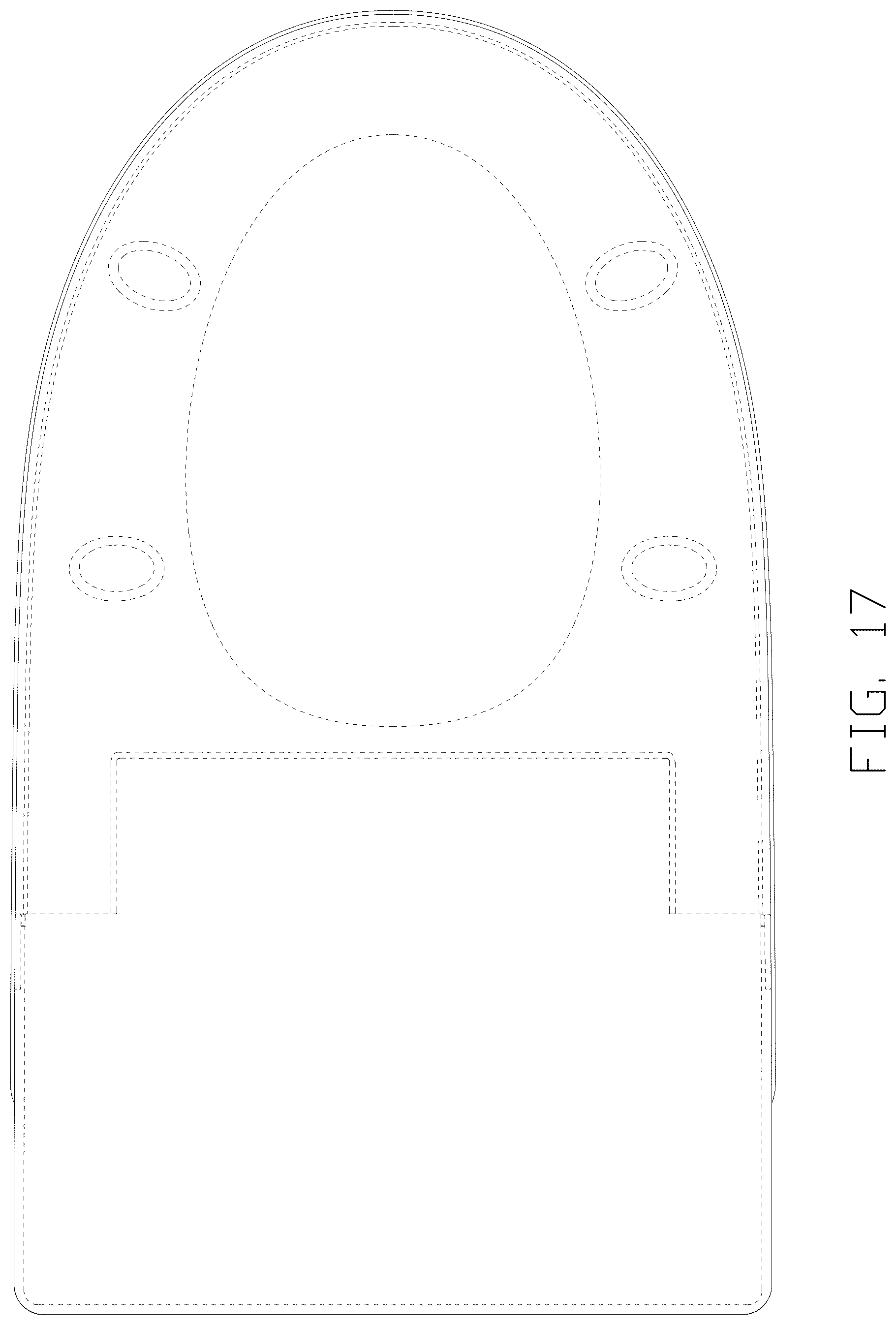Patent USD1125489 Figure 17 – Toilet seat