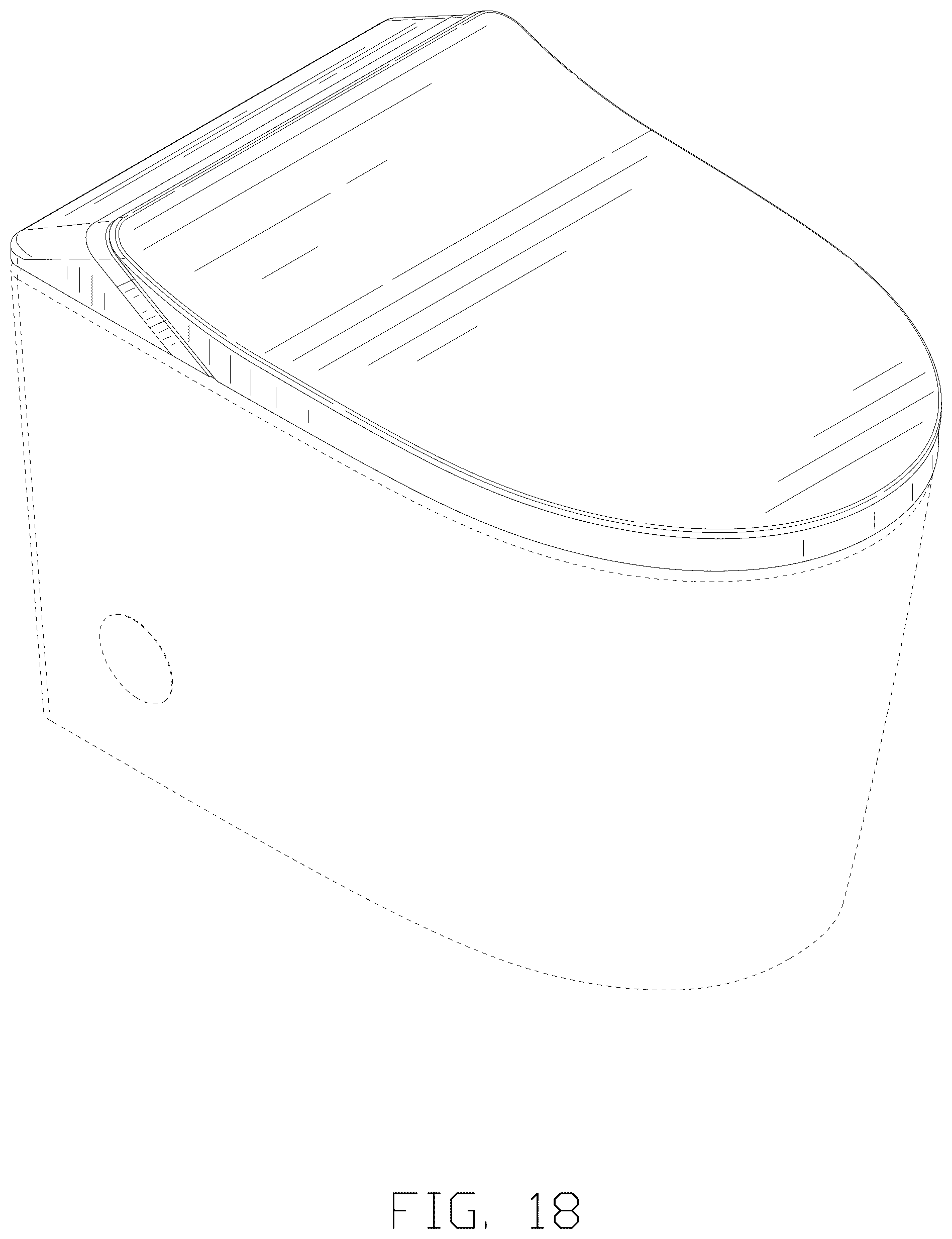 Patent USD1125489 Figure 18 – Toilet seat