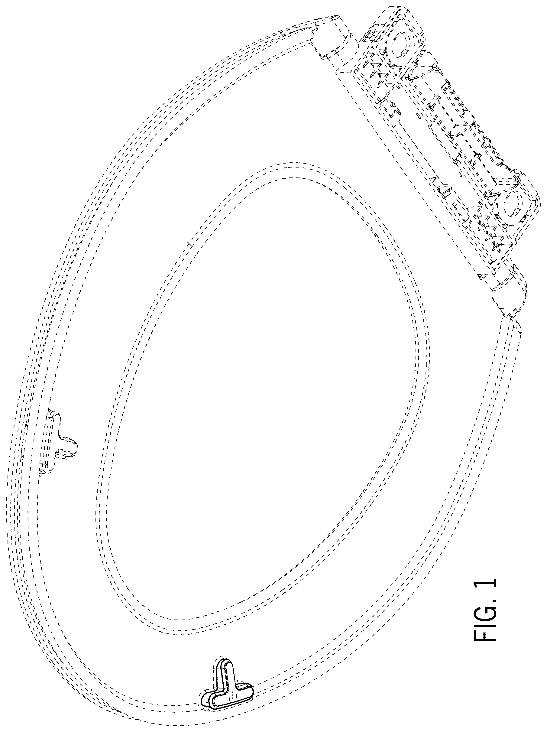 Patent USD1125490 Figure 1 – Toilet seat