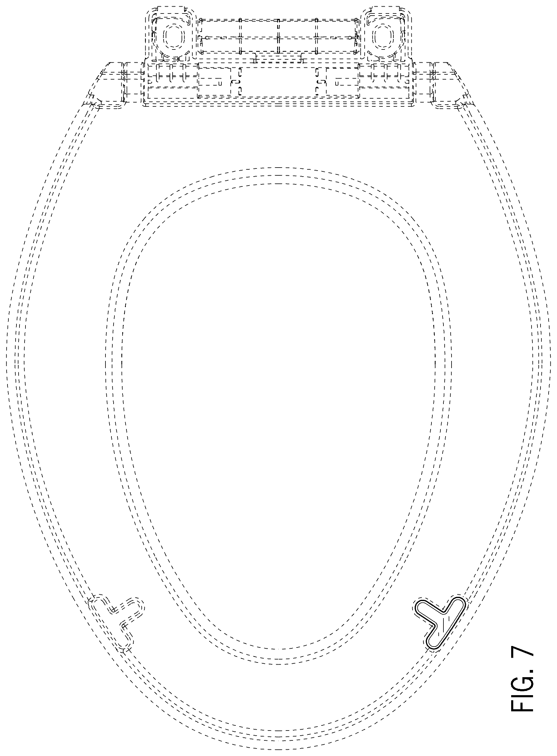 Patent USD1125490 Figure 5 – Toilet seat