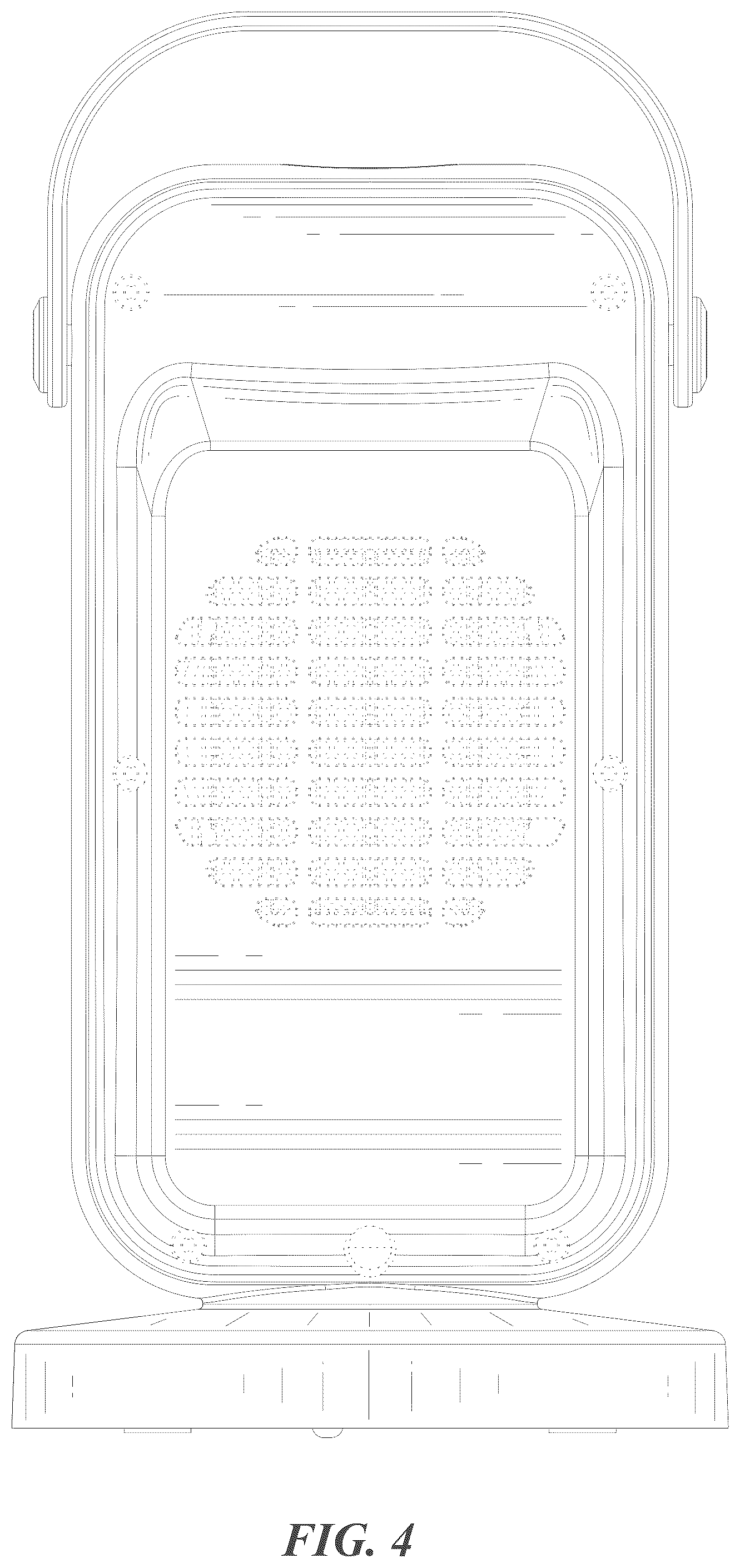 Patent USD1125491 Figure 4 – Electric heater