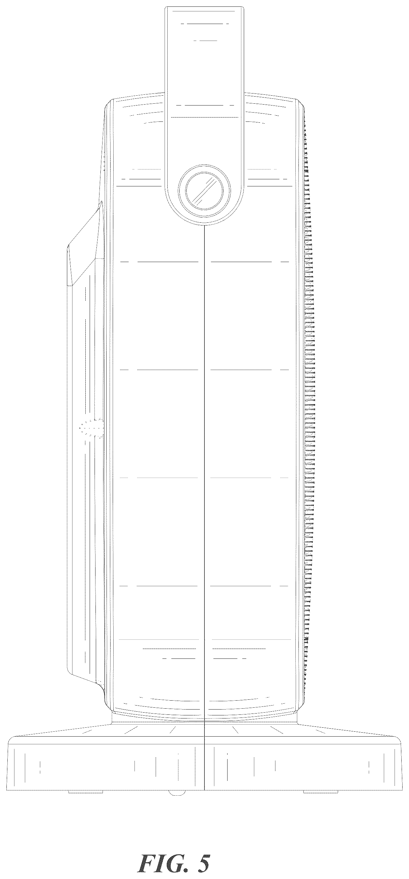 Patent USD1125491 Figure 5 – Electric heater