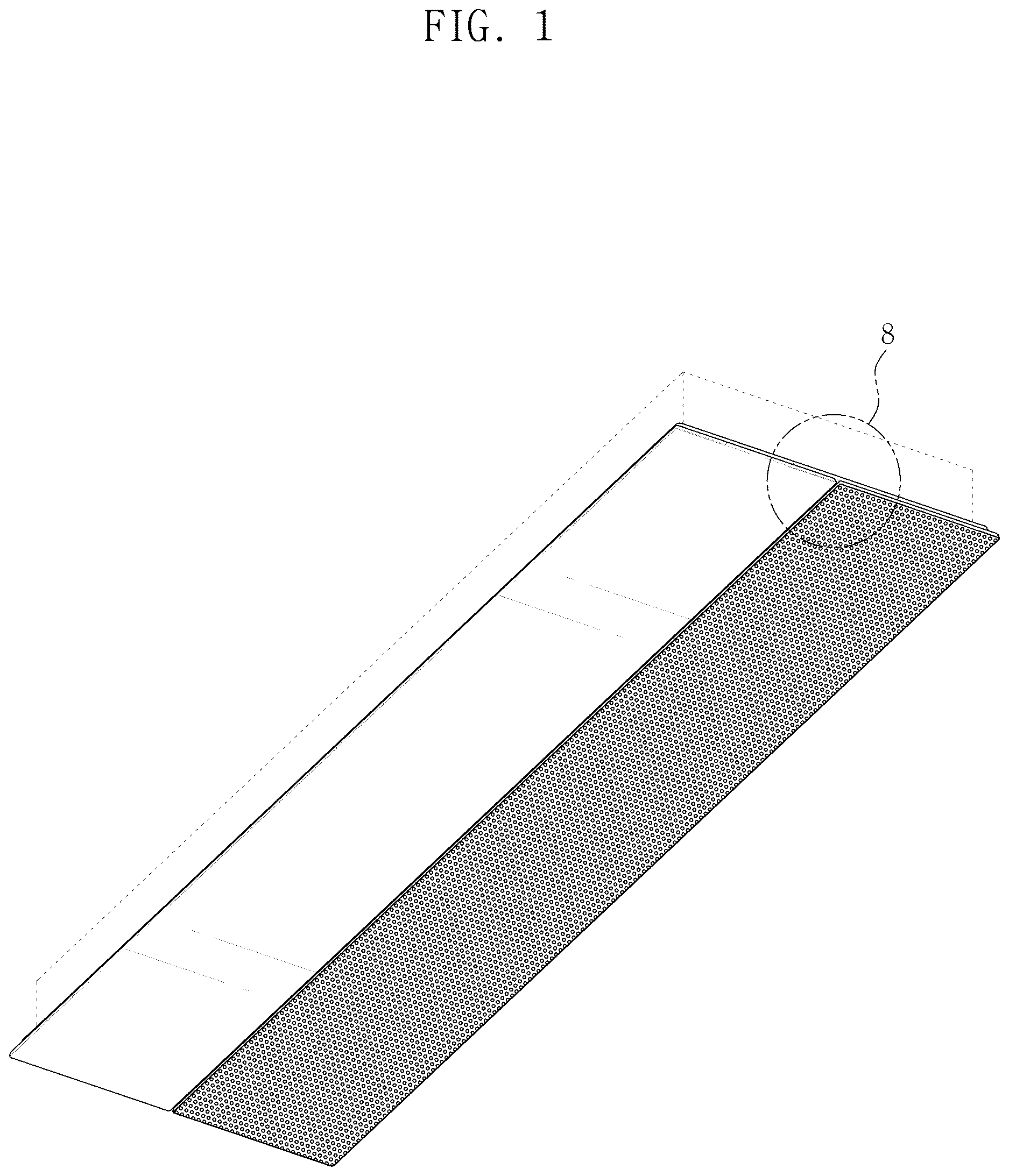 Patent USD1125492 Figure 1 – Air conditioner