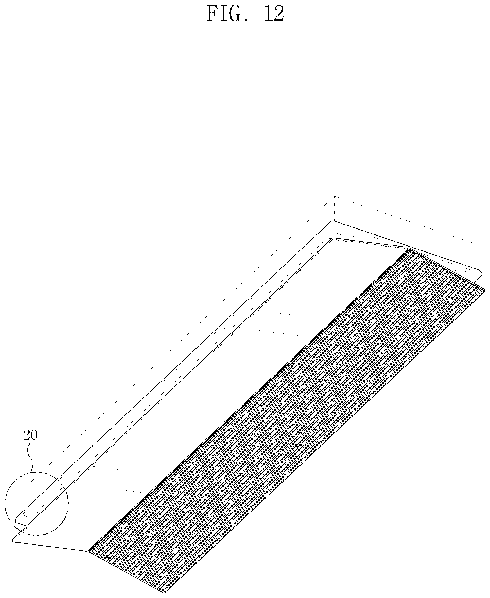 Patent USD1125492 Figure 12 – Air conditioner