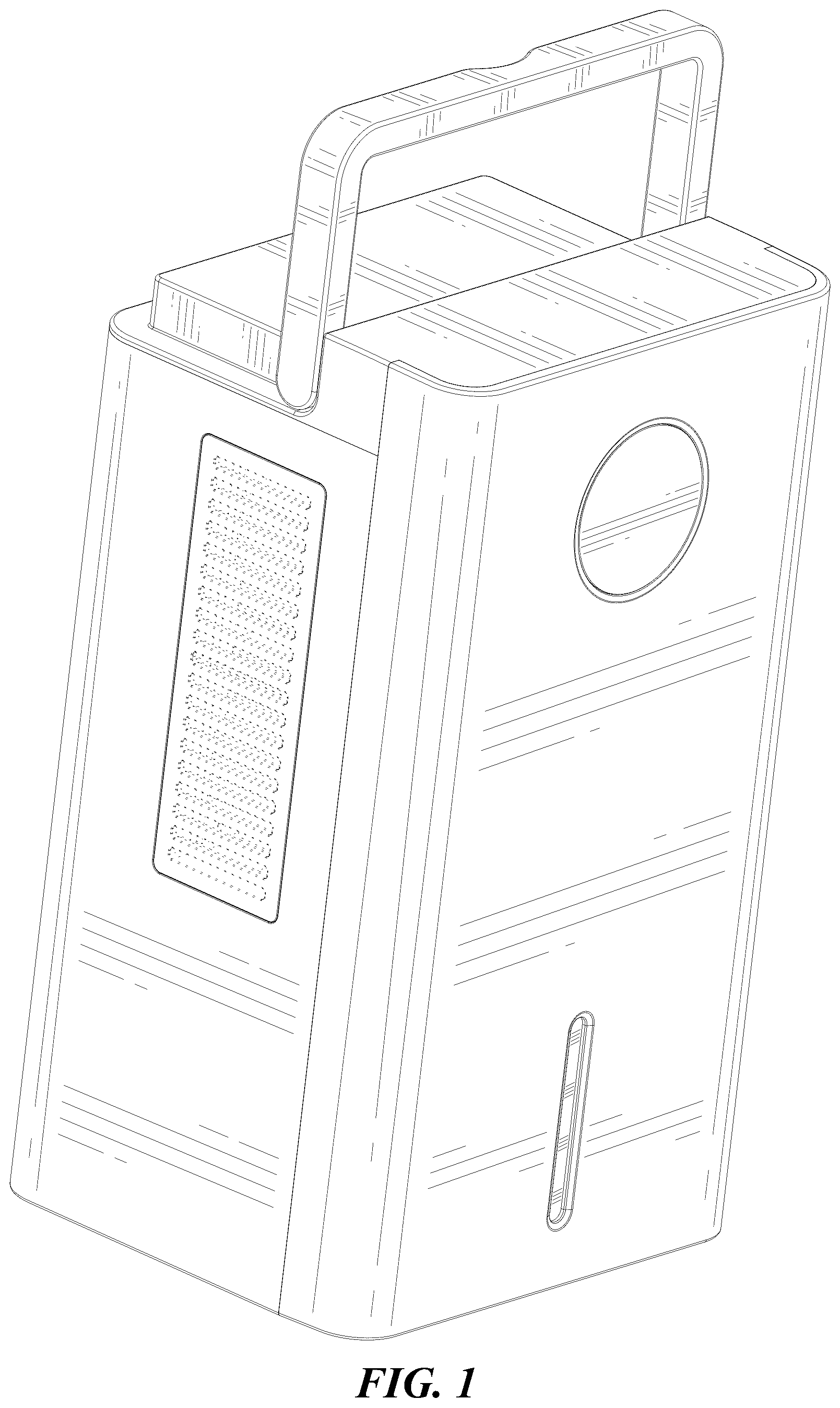 Patent USD1125493 Figure 1 – Dehumidifier