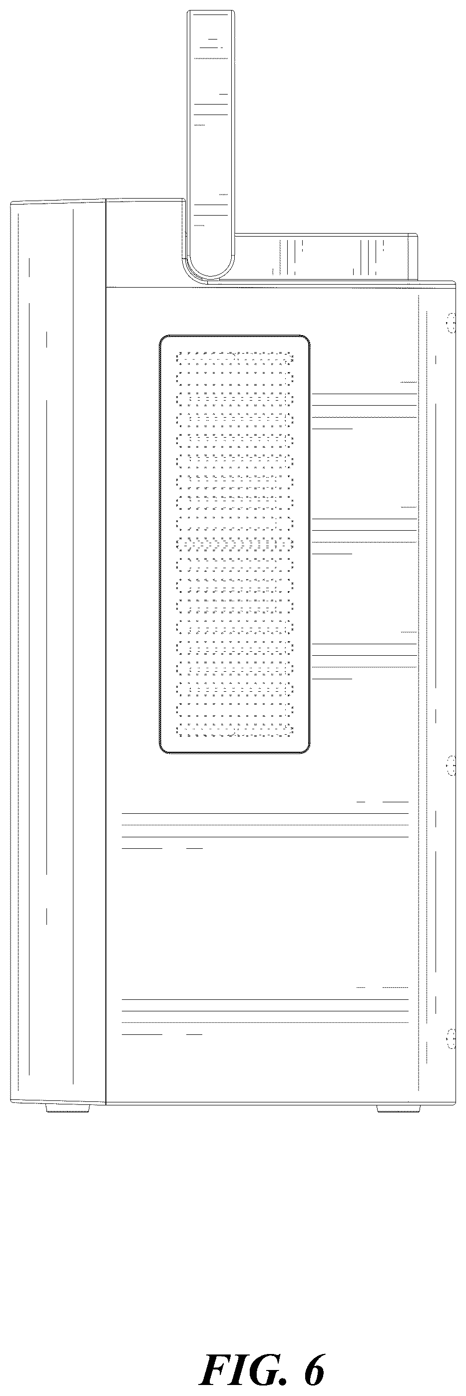 Patent USD1125493 Figure 6 – Dehumidifier