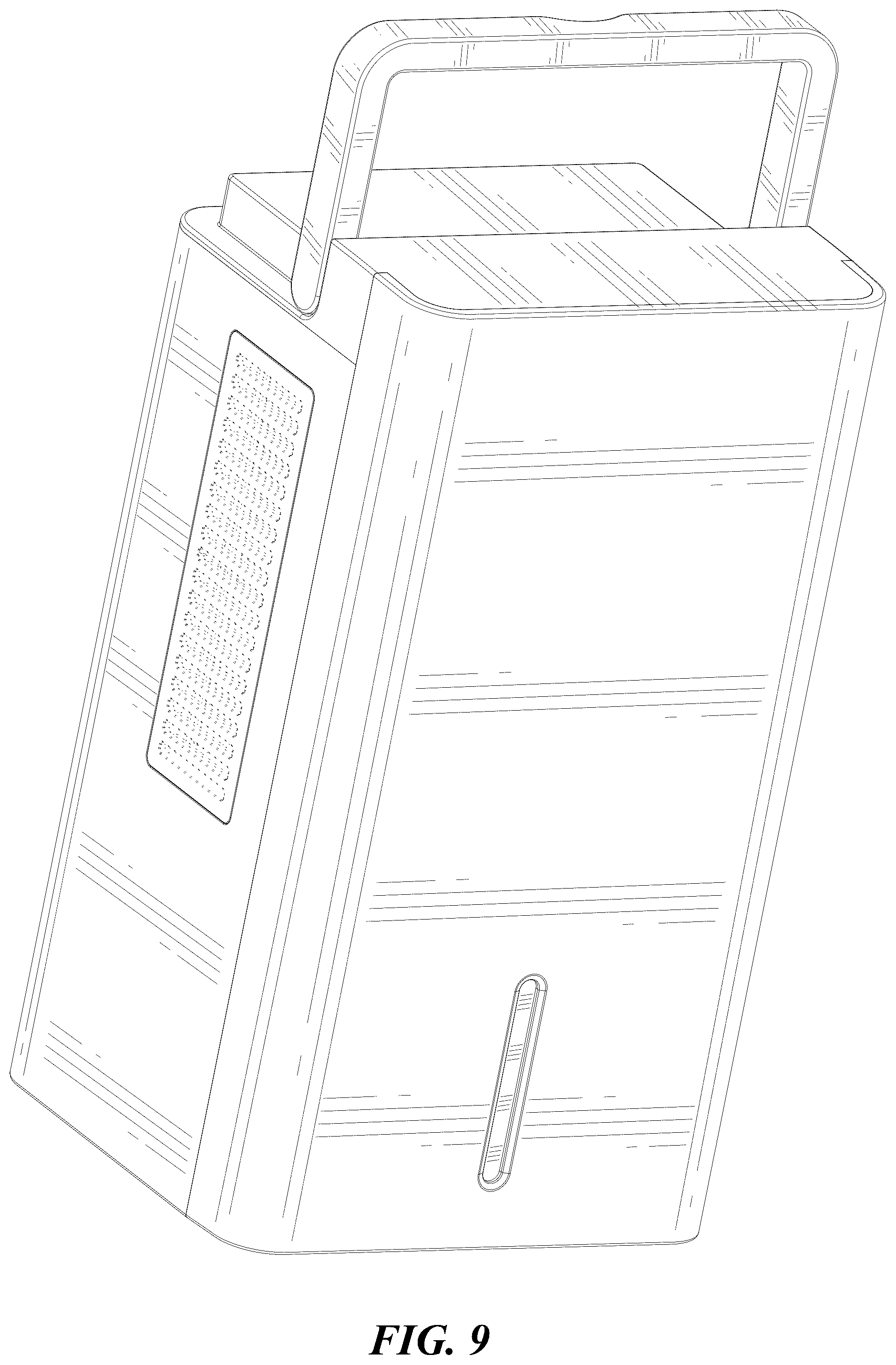 Patent USD1125493 Figure 9 – Dehumidifier